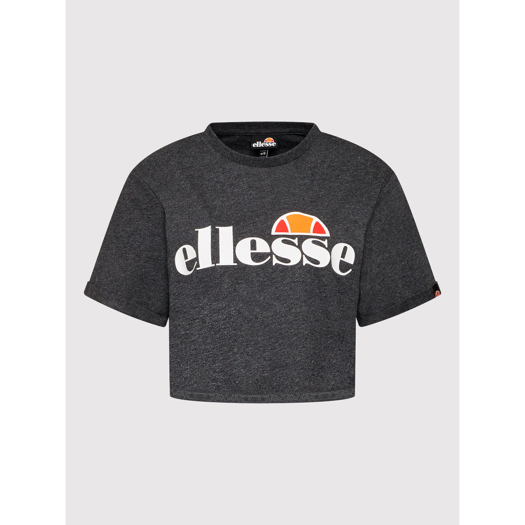 Ellesse Tricou Alberta SGS04484 Gri Cropped Fit - Pled.ro