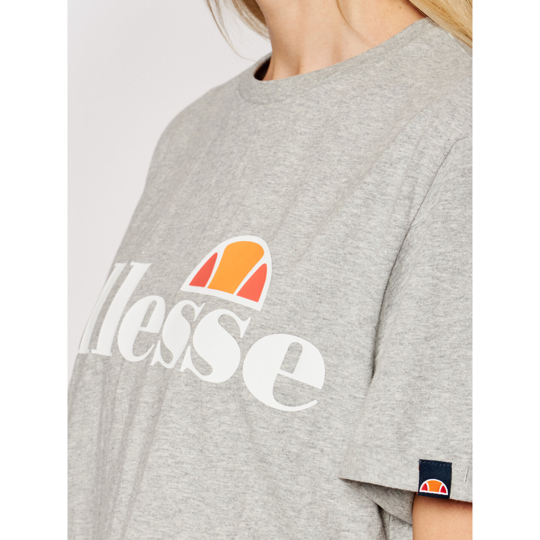 Ellesse Tricou Alberta SGS04484 Gri Regular Fit - Pled.ro