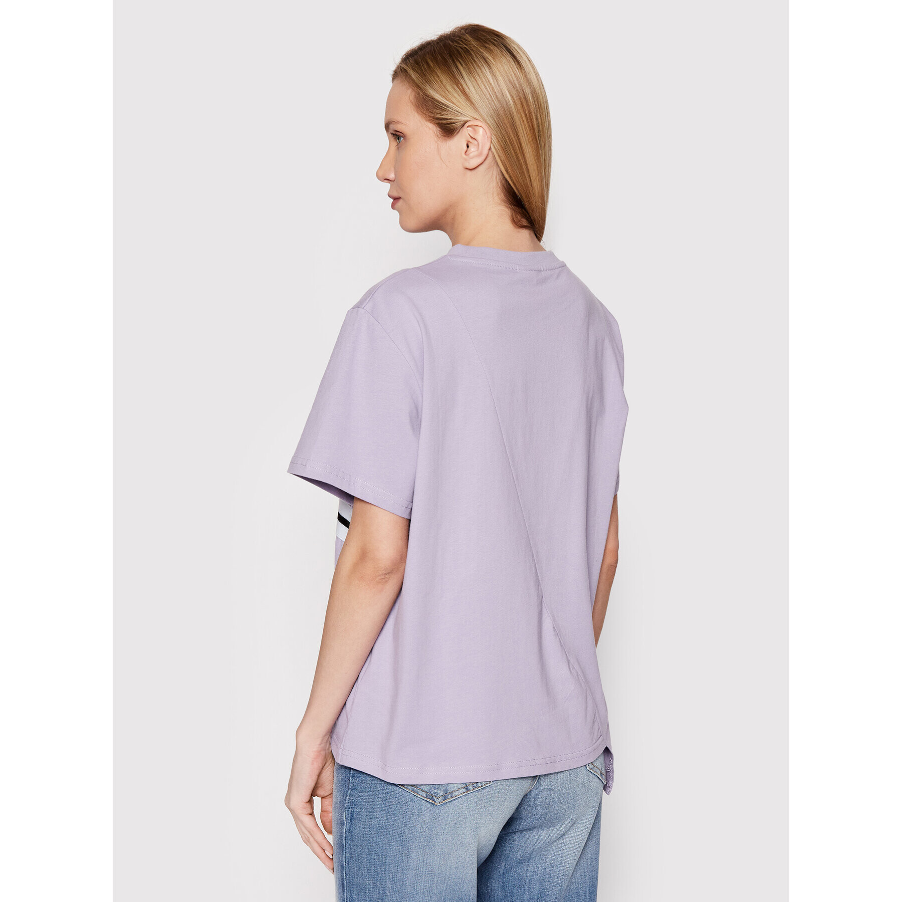 Ellesse Tricou Albi SGM11010 Violet Oversize - Pled.ro