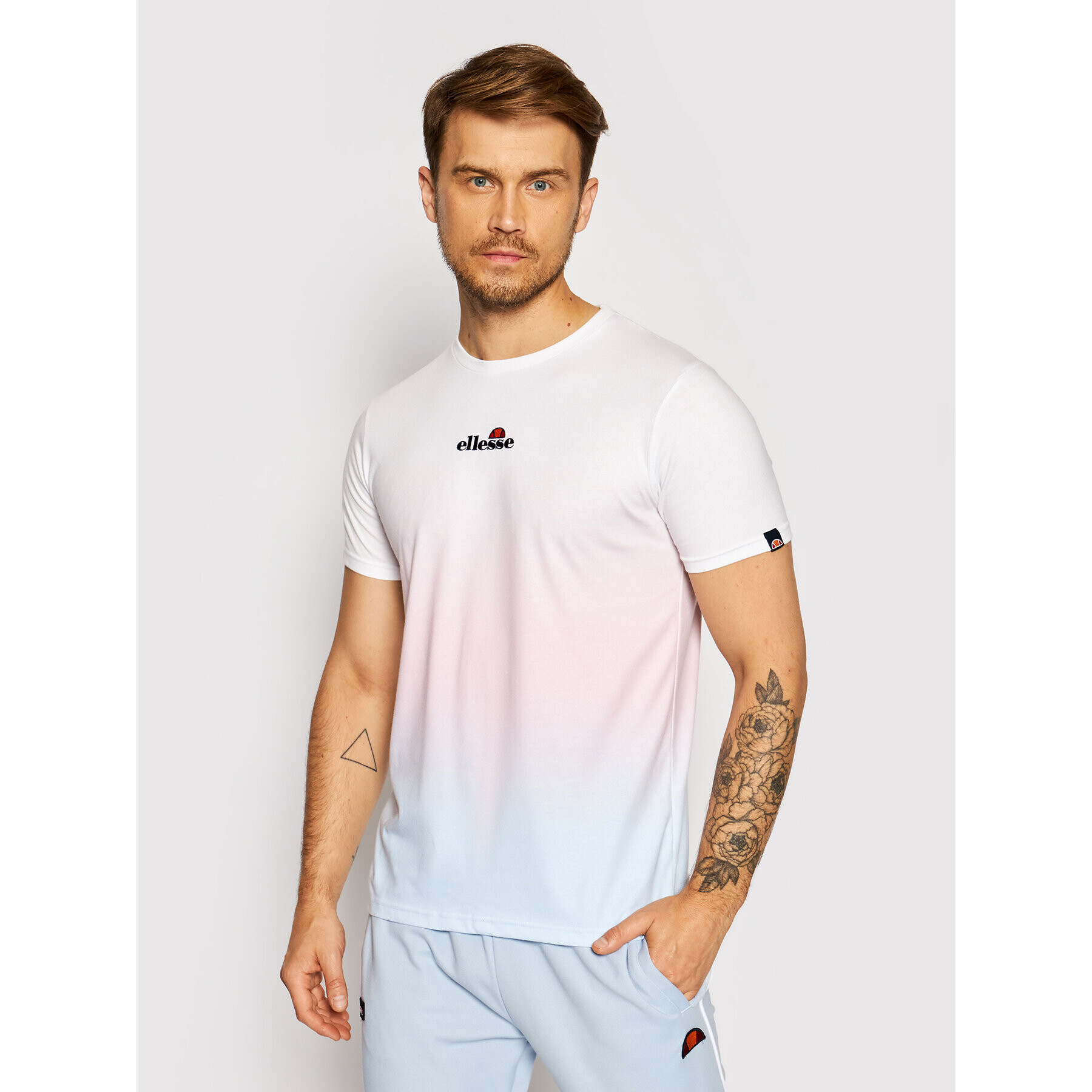 Ellesse Tricou Annoio SHJ11935 Colorat Regular Fit - Pled.ro