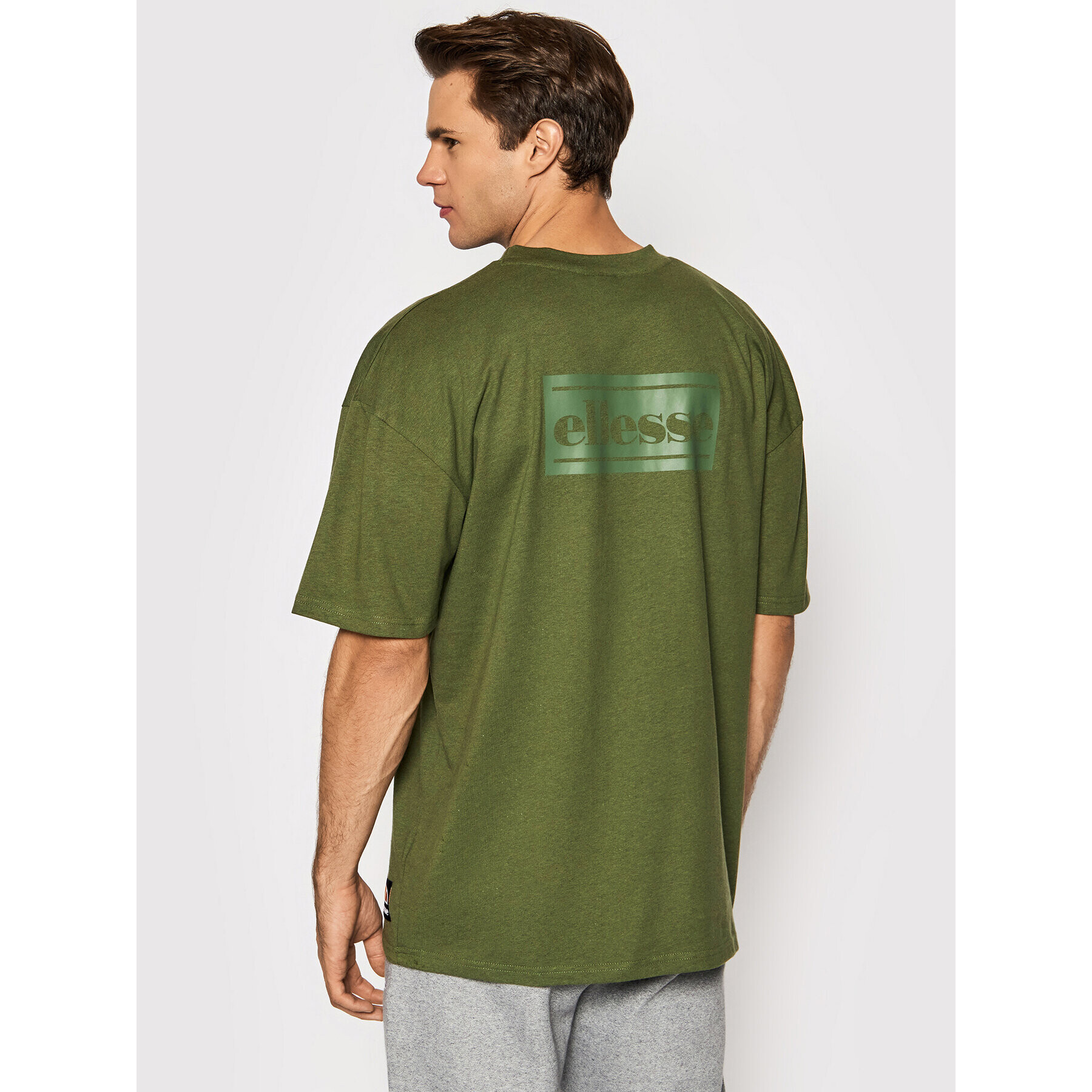 Ellesse Tricou Avis SHK12204 Verde Relaxed Fit - Pled.ro