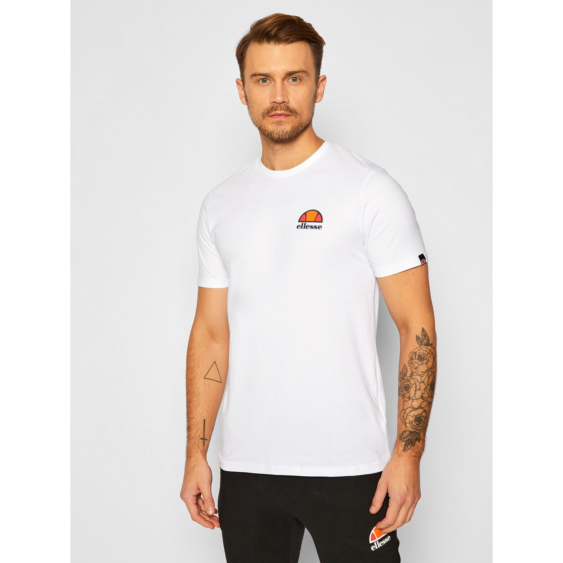 Ellesse Tricou Canaletto SHS04548 Alb Regular Fit - Pled.ro