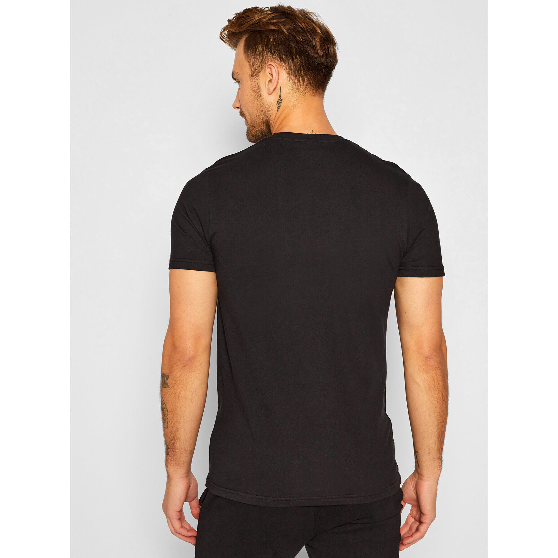 Ellesse Tricou Canaletto SHS04548 Negru Regular Fit - Pled.ro