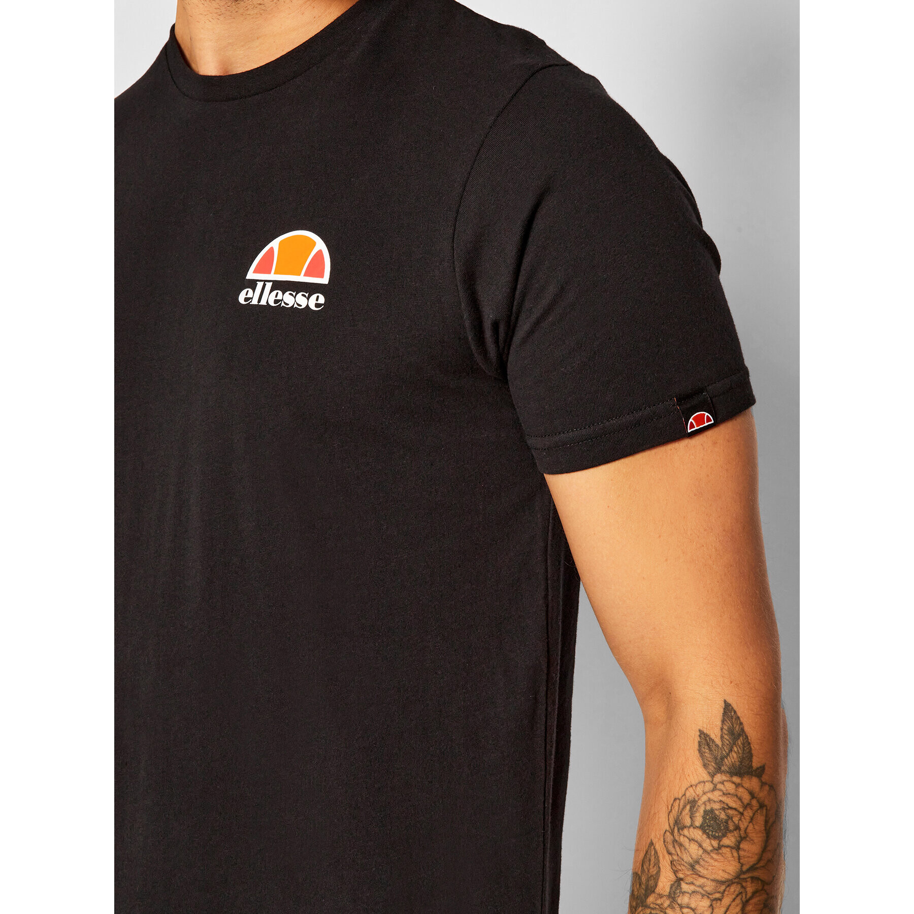 Ellesse Tricou Canaletto SHS04548 Negru Regular Fit - Pled.ro