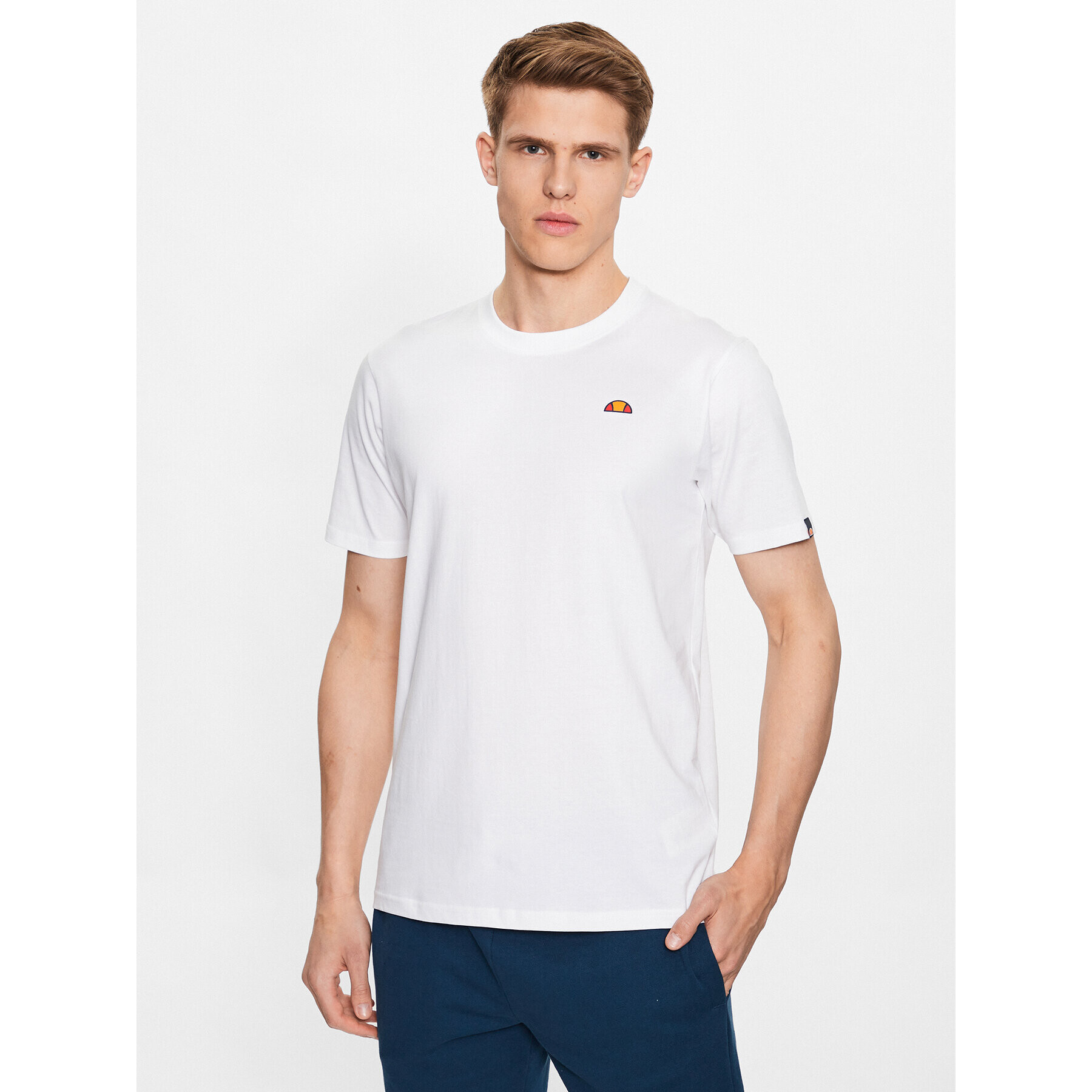 Ellesse Tricou Chello SHR17632 Alb Regular Fit - Pled.ro