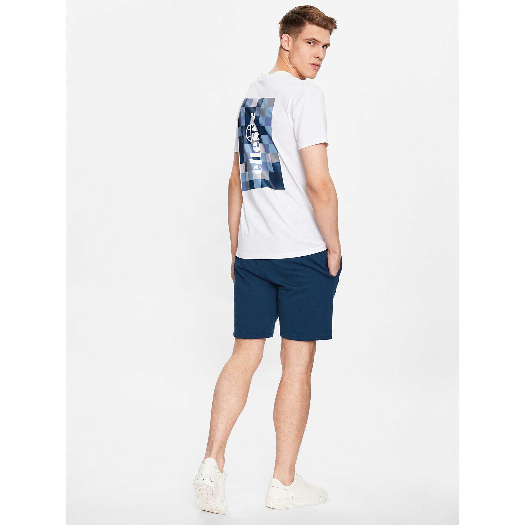 Ellesse Tricou Chello SHR17632 Alb Regular Fit - Pled.ro