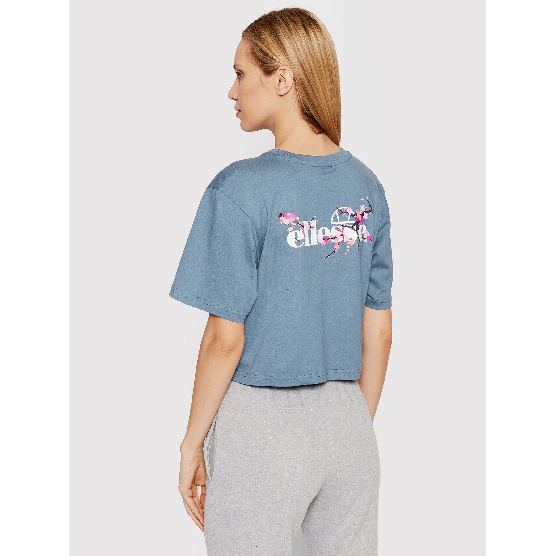 Ellesse Tricou Claudine SGM14626 Albastru Regular Fit - Pled.ro