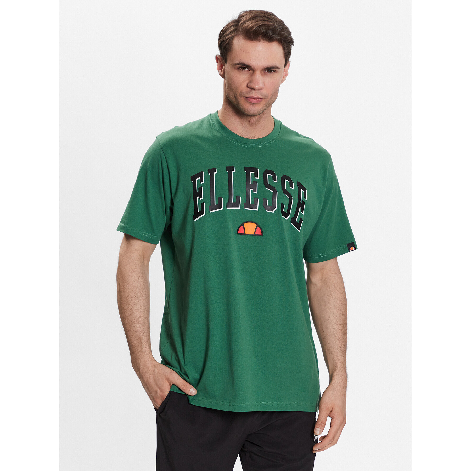 Ellesse Tricou Colombia 2 SHR17640 Verde Regular Fit - Pled.ro