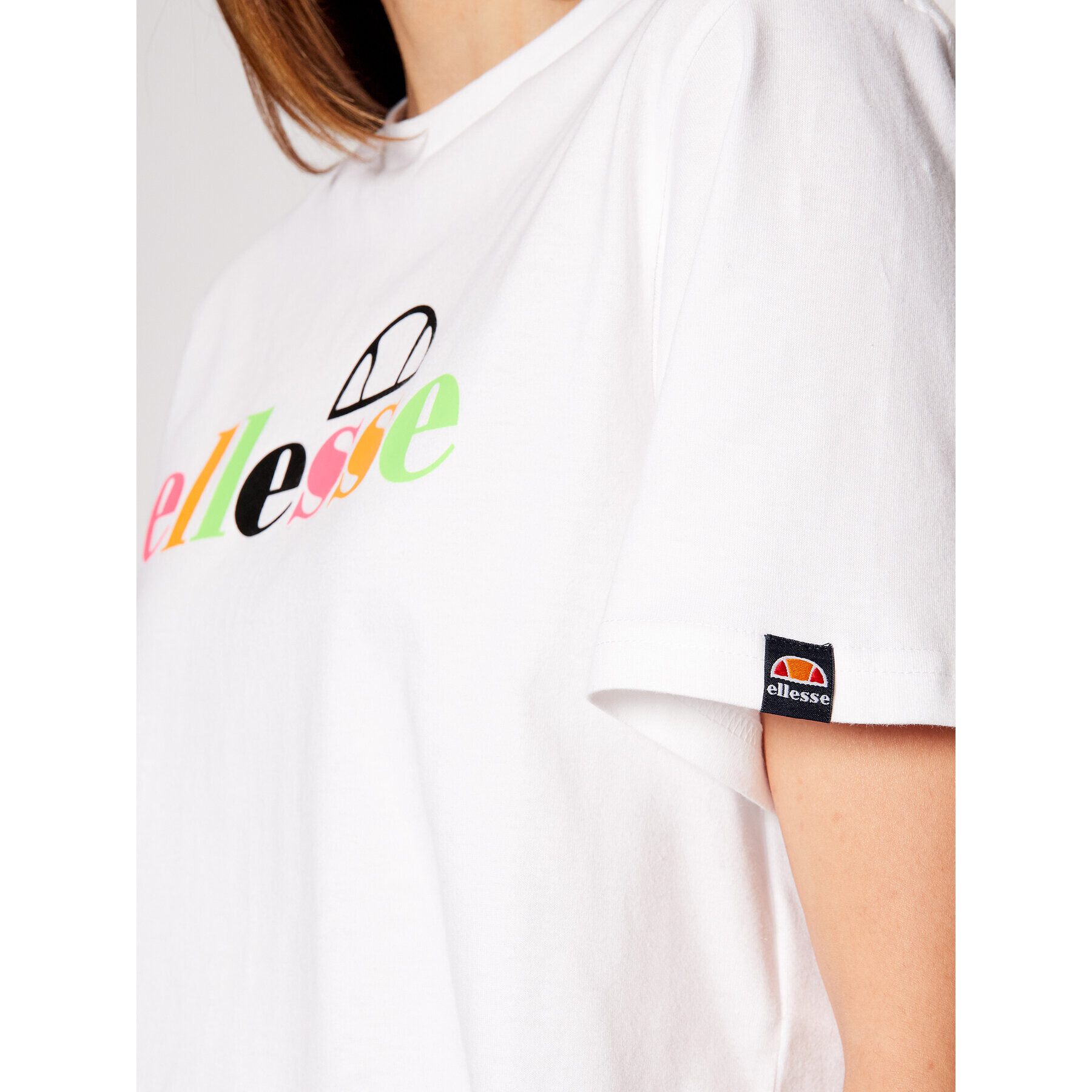 Ellesse Tricou Cordela SGF10514 Alb Loose Fit - Pled.ro