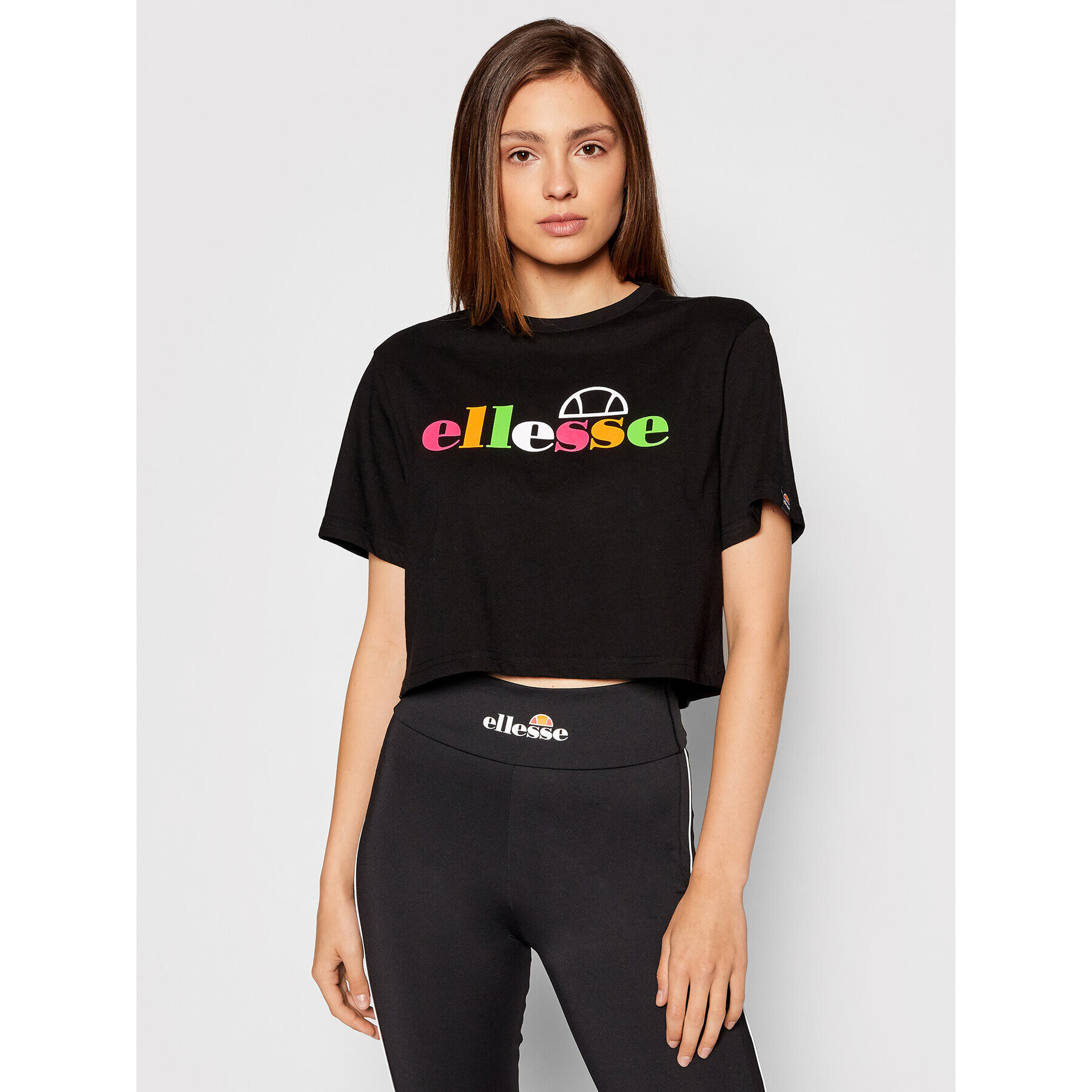 Ellesse Tricou Cordela SGF10514 Negru Loose Fit - Pled.ro