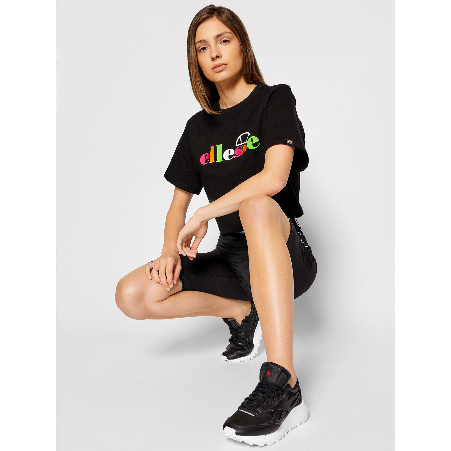 Ellesse Tricou Cordela SGF10514 Negru Loose Fit - Pled.ro