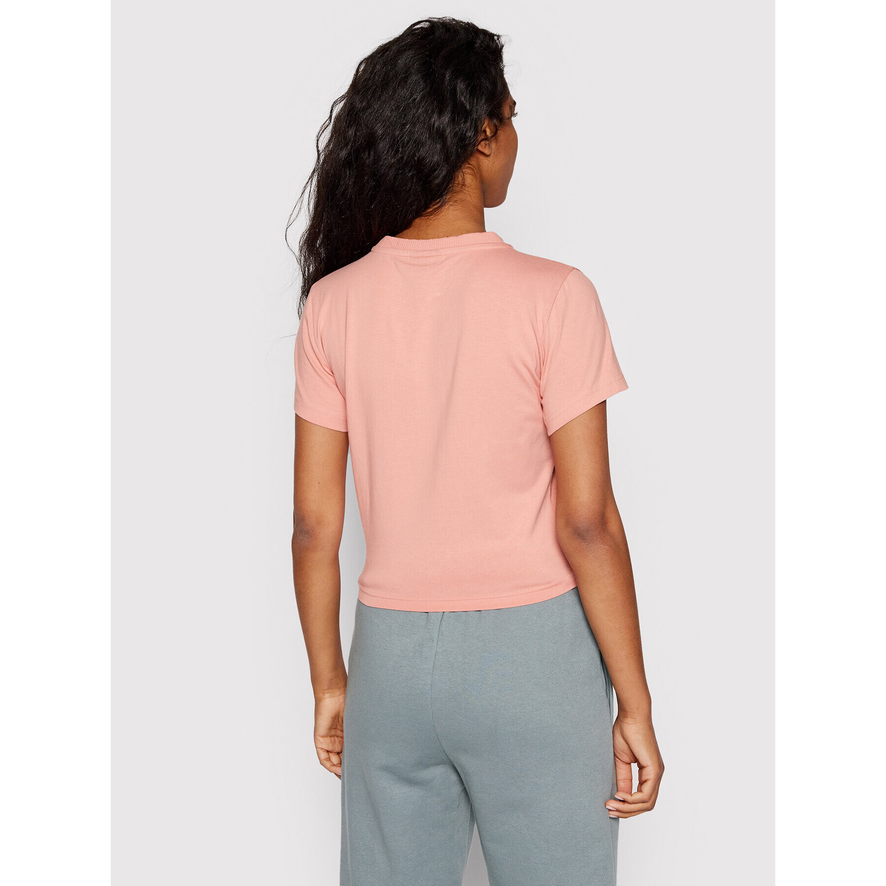 Ellesse Tricou Dropper Crop SGM14157 Roz Regular Fit - Pled.ro