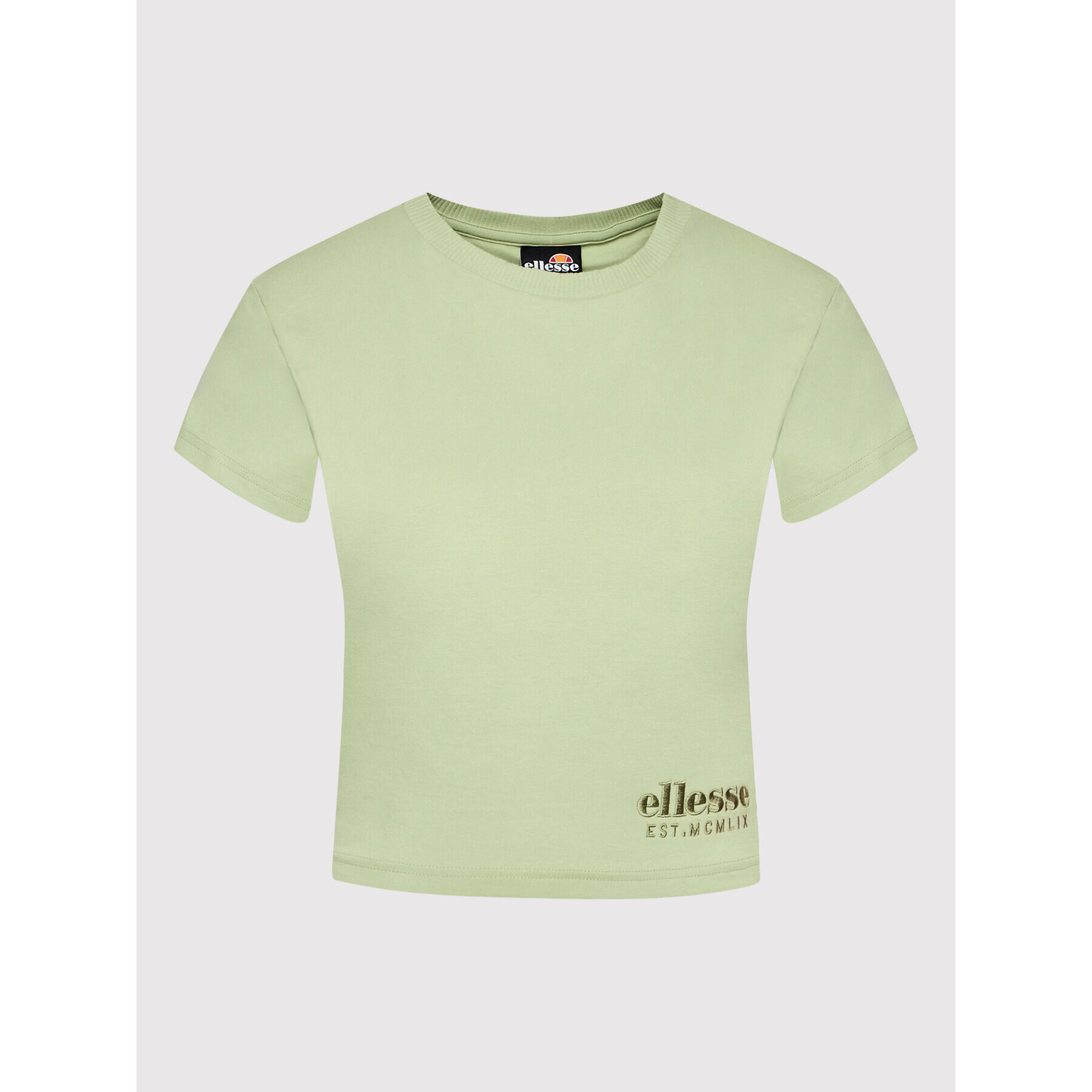 Ellesse Tricou Dropper Crop SGM14157 Verde Regular Fit - Pled.ro