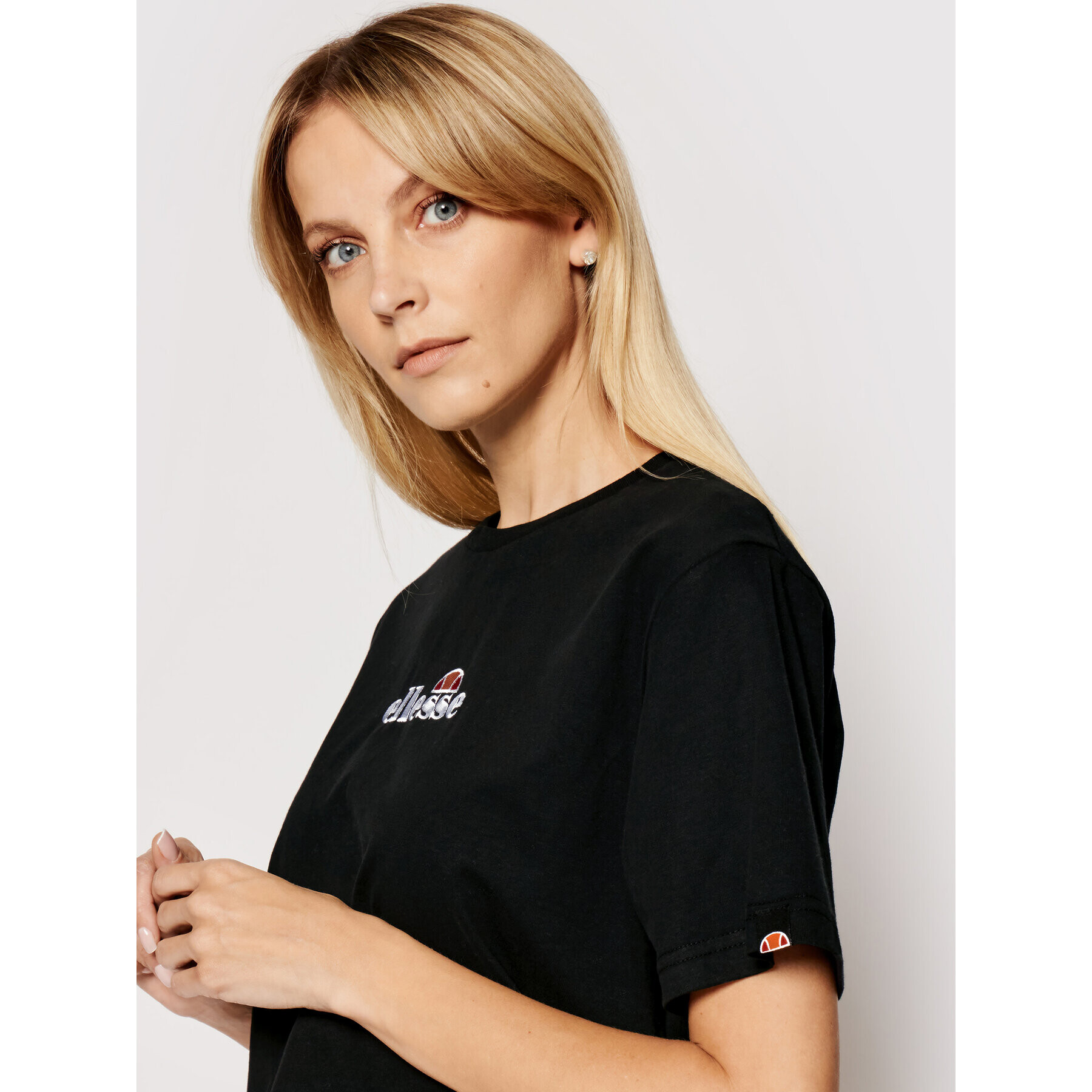 Ellesse Tricou Fireball SGB06838 Negru Loose Fit - Pled.ro