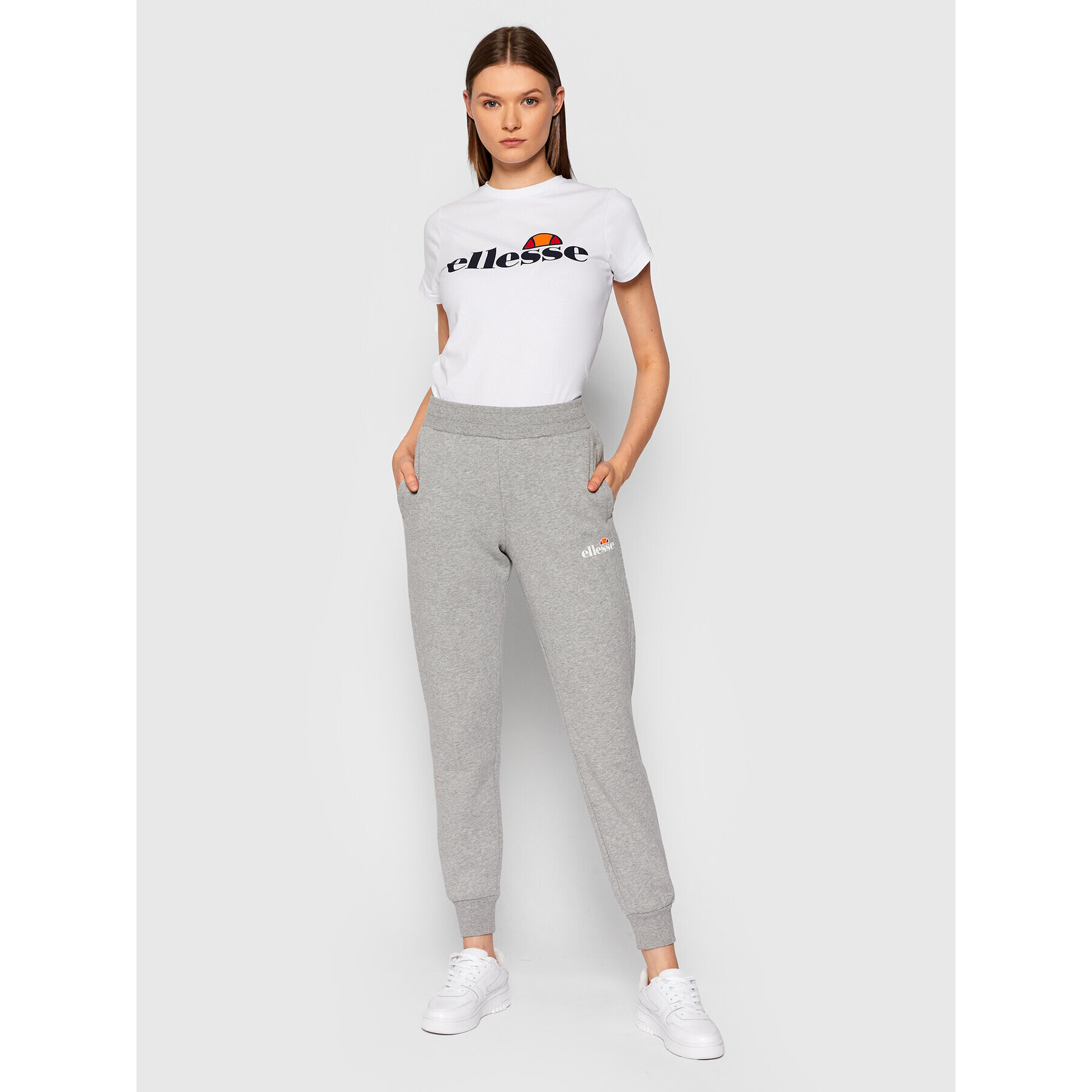 Ellesse Tricou Hayes SGK11399 Alb Regular Fit - Pled.ro