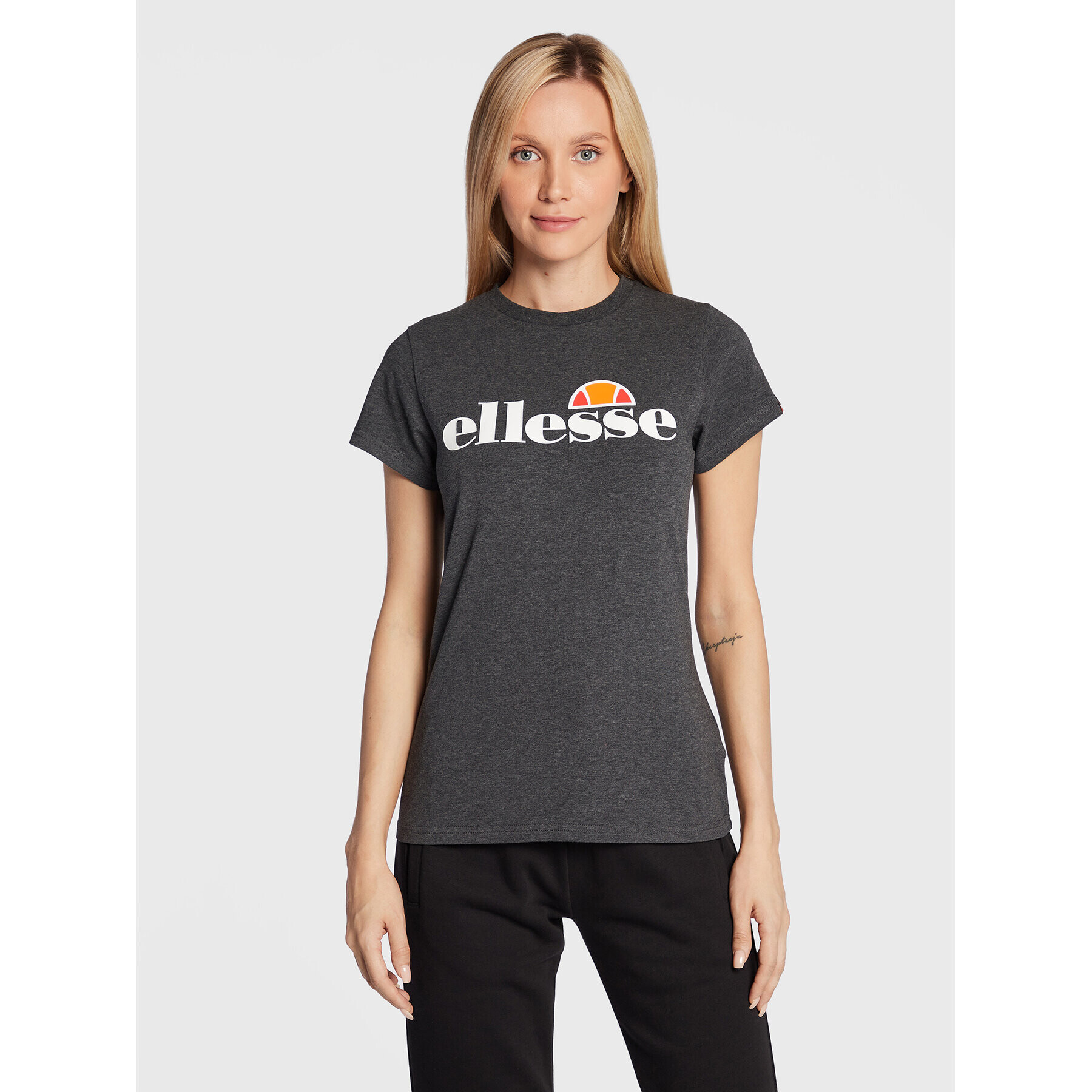 Ellesse Tricou Hayes SGK11399 Gri Regular Fit - Pled.ro