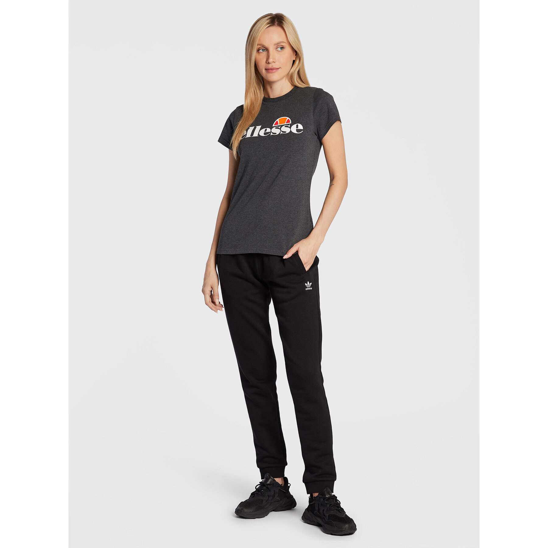 Ellesse Tricou Hayes SGK11399 Gri Regular Fit - Pled.ro