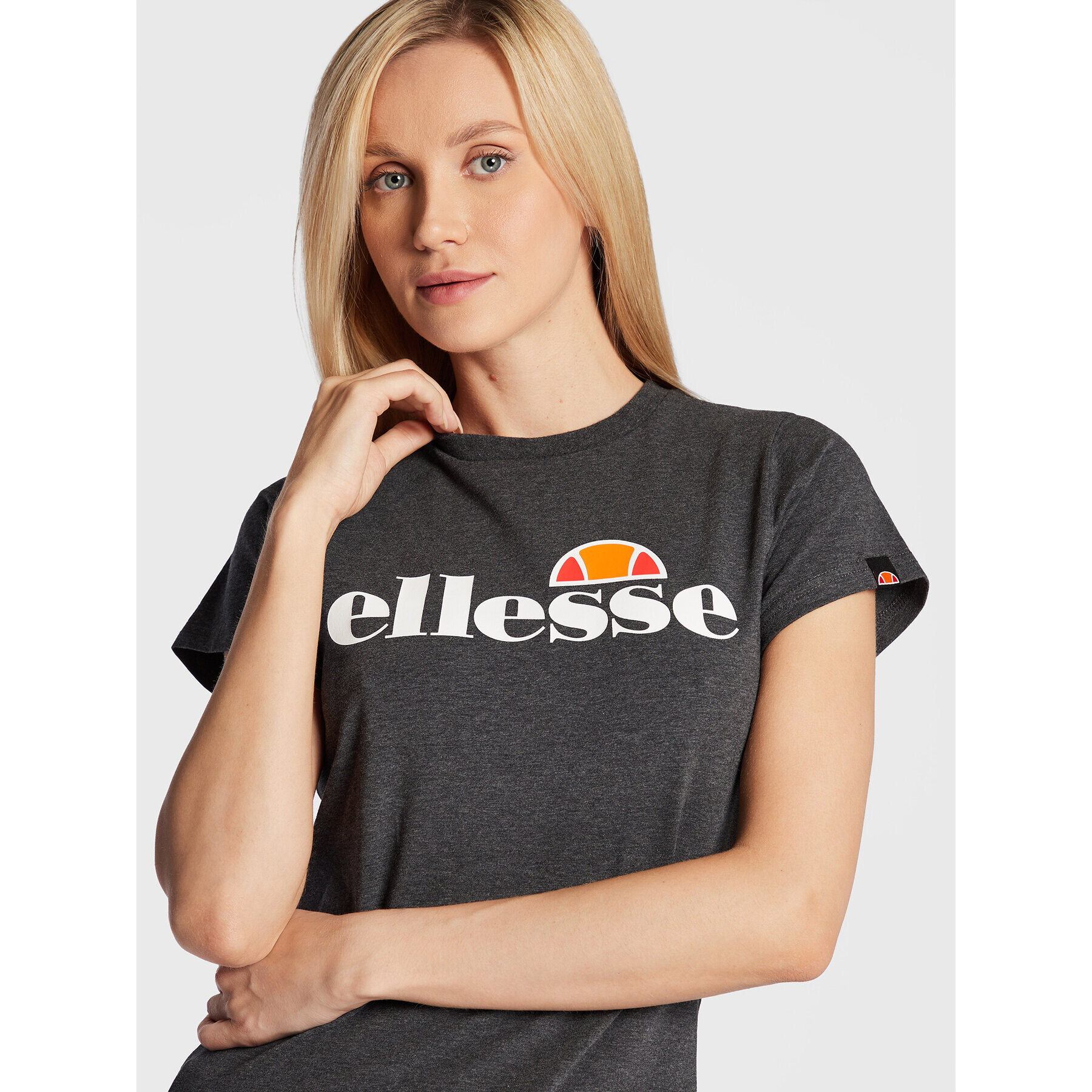 Ellesse Tricou Hayes SGK11399 Gri Regular Fit - Pled.ro