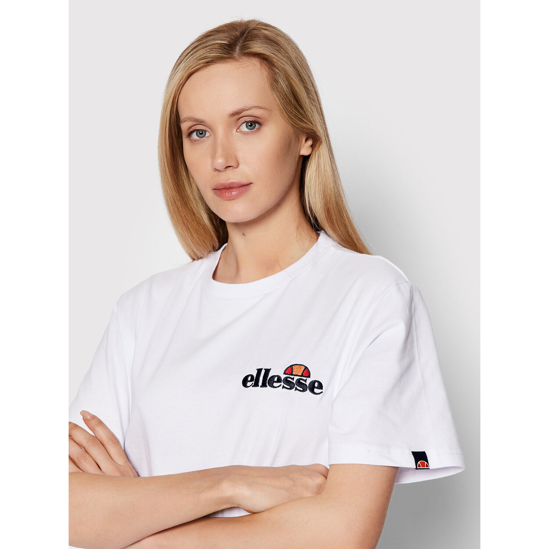 Ellesse Tricou Kittin SGK13290 Alb Regular Fit - Pled.ro