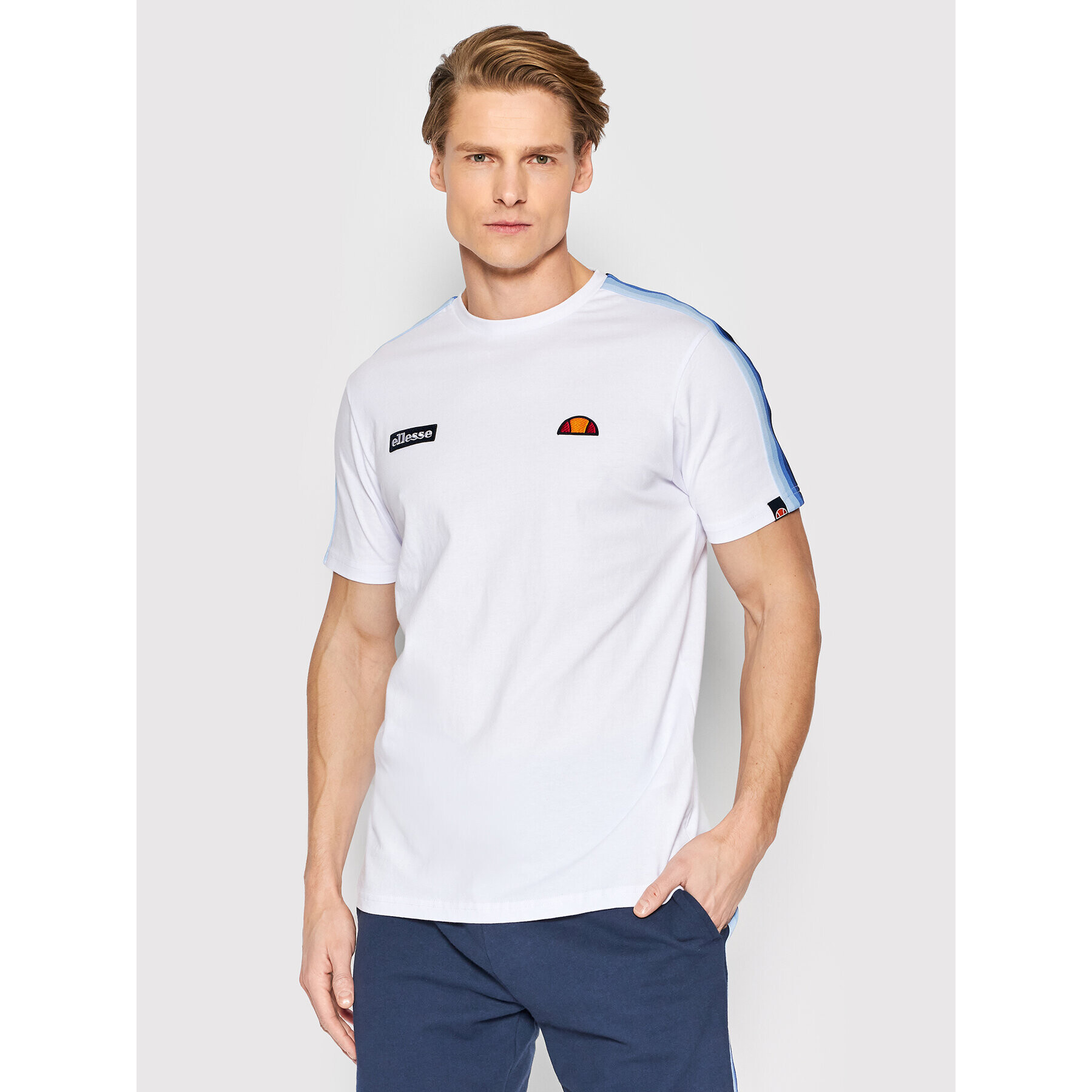 Ellesse Tricou La Versa SHM11505 Alb Regular Fit - Pled.ro