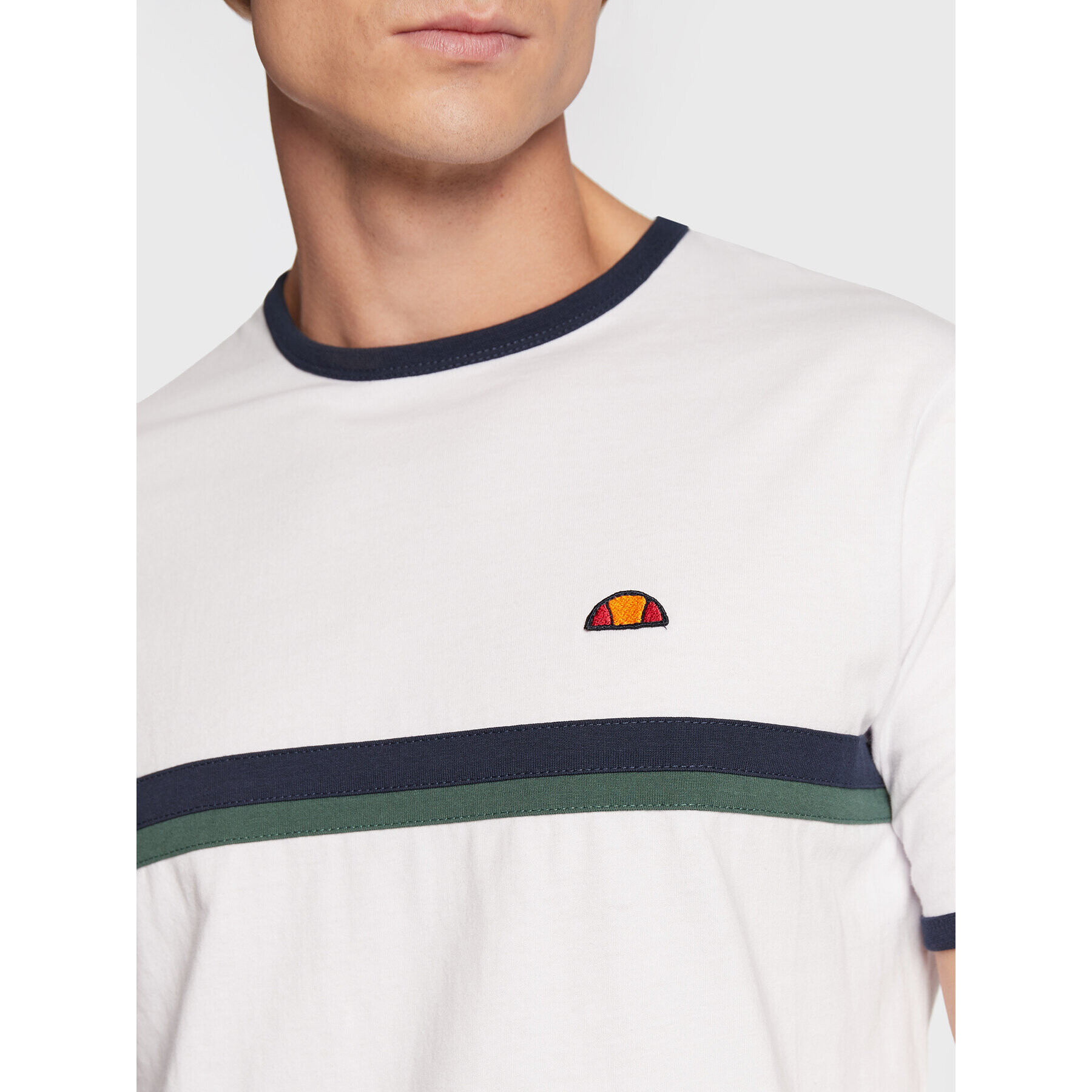 Ellesse Tricou Lascio SHP15996 Alb Regular Fit - Pled.ro