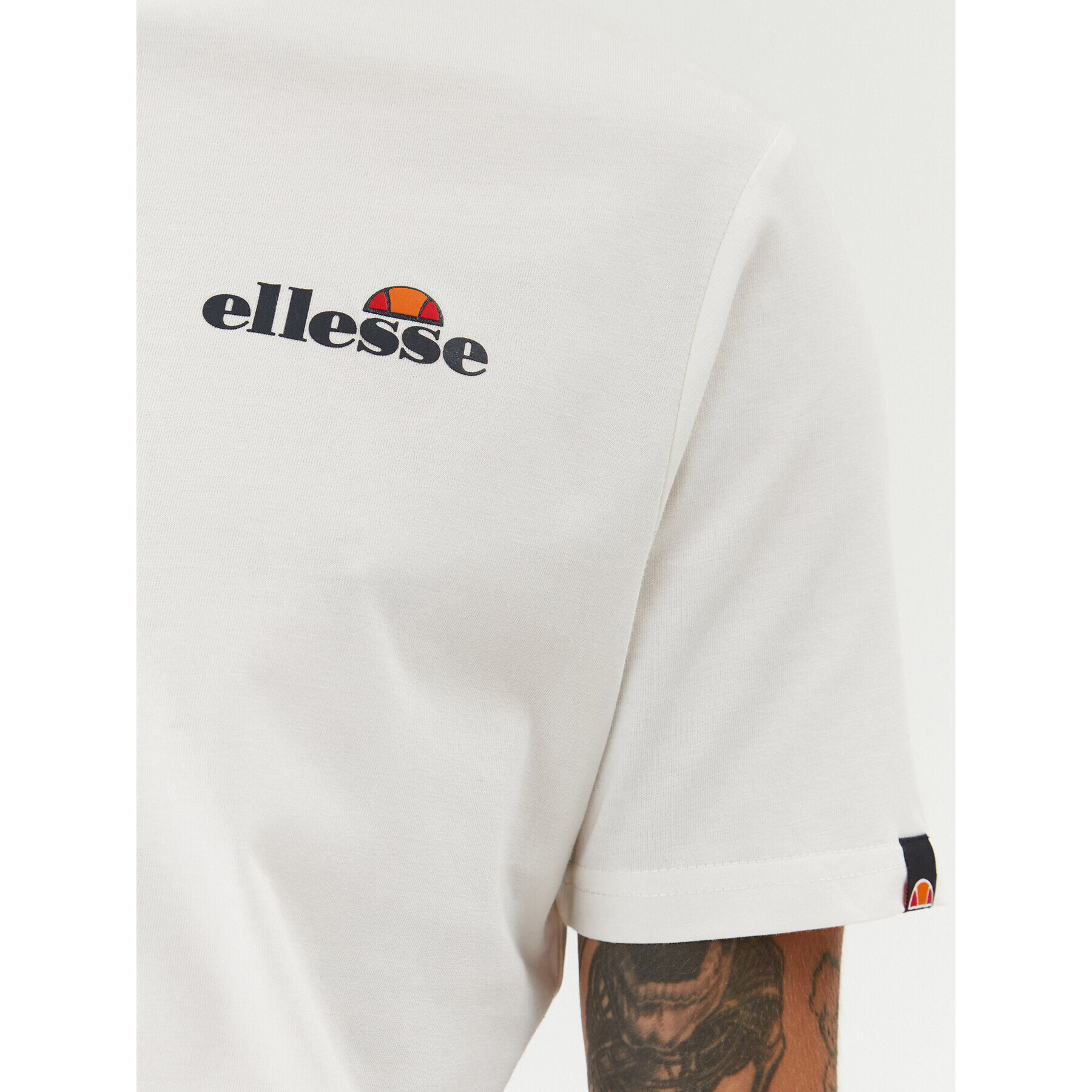 Ellesse Tricou Liammo SHQ16807904 Alb Regular Fit - Pled.ro