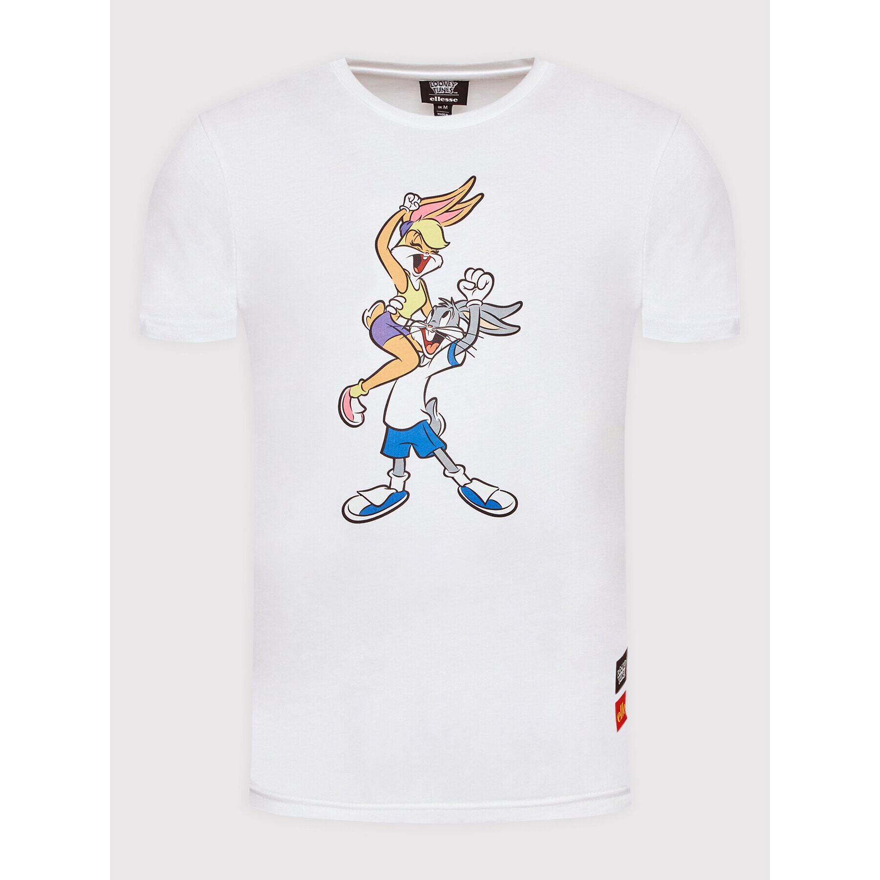 Ellesse Tricou LOONEY TUNES Sidalini SML15220 Alb Regular Fit - Pled.ro