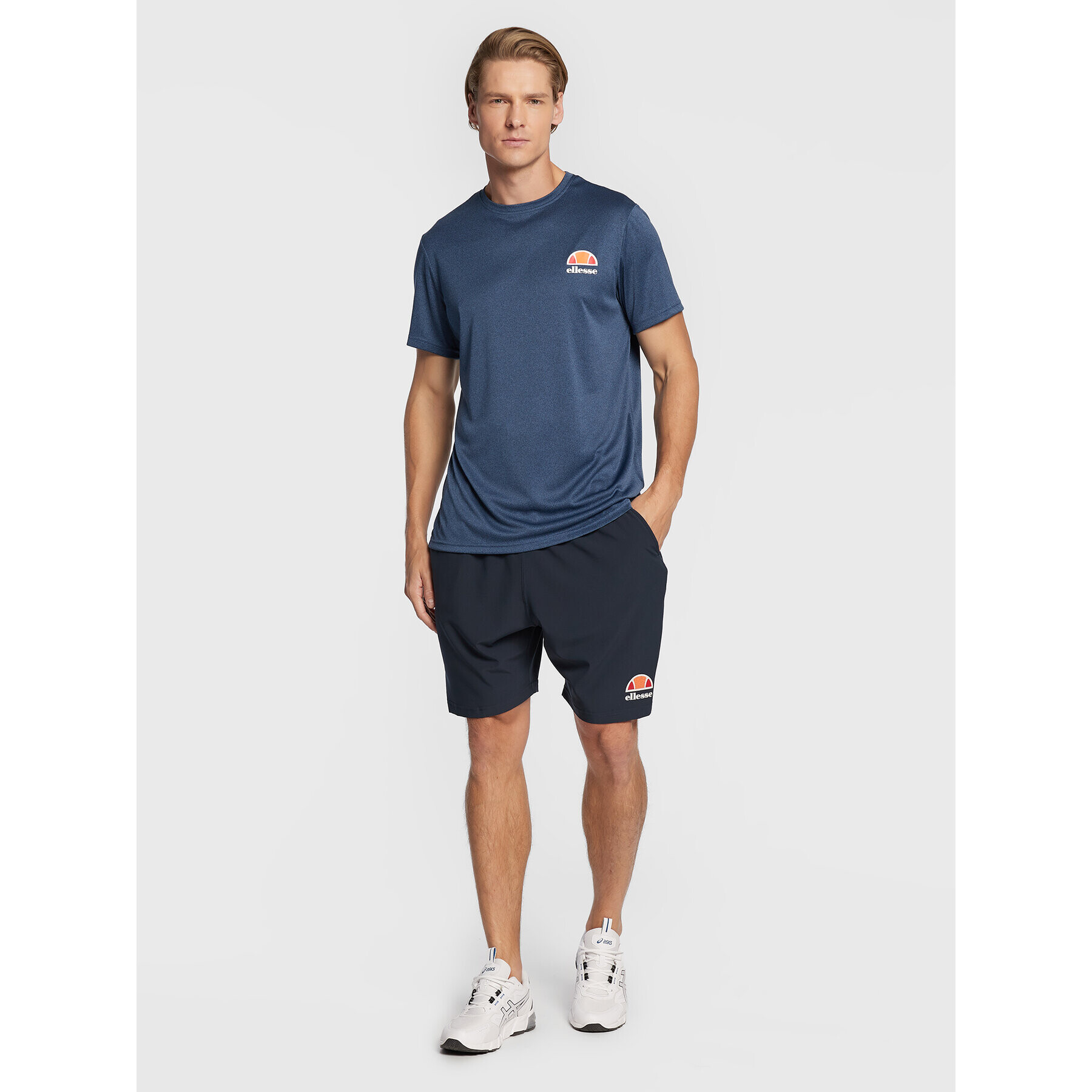 Ellesse Tricou Malbe SXG09888 Bleumarin Regular Fit - Pled.ro