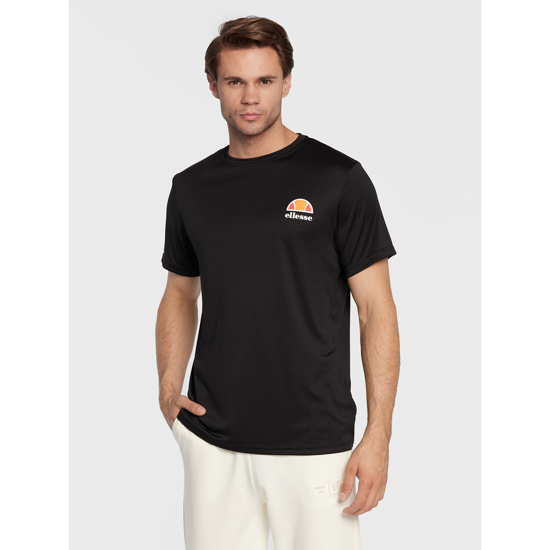 Ellesse Tricou Malbe SXG09888 Negru Regular Fit - Pled.ro