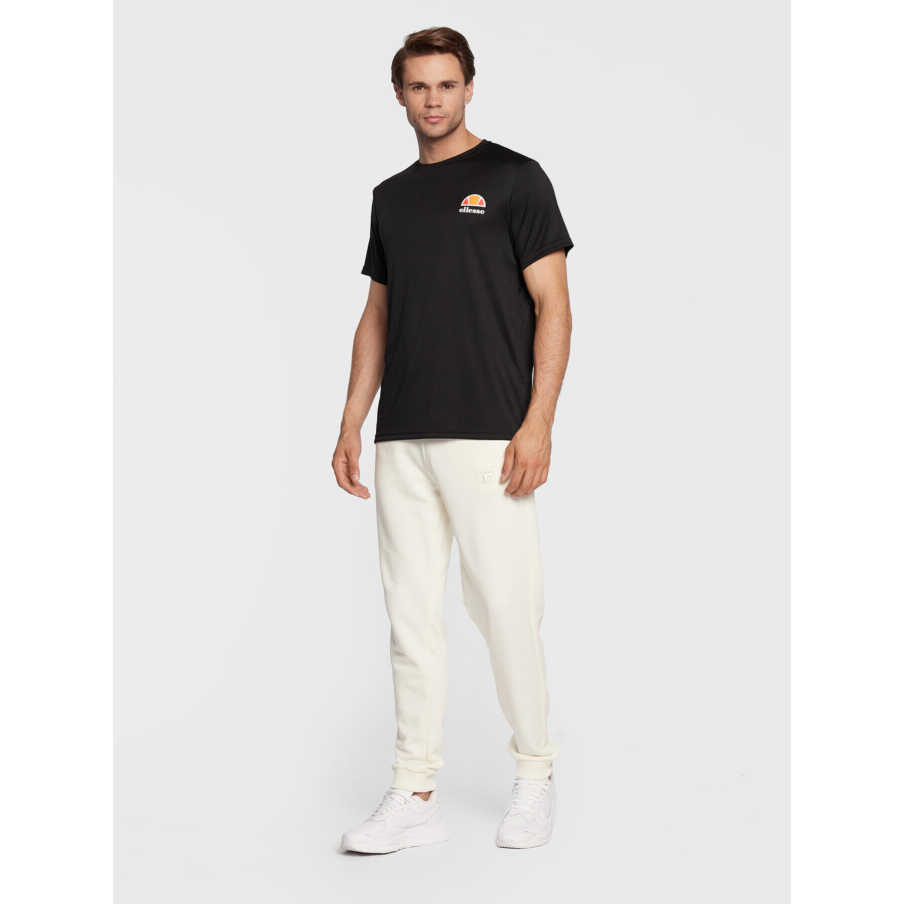 Ellesse Tricou Malbe SXG09888 Negru Regular Fit - Pled.ro