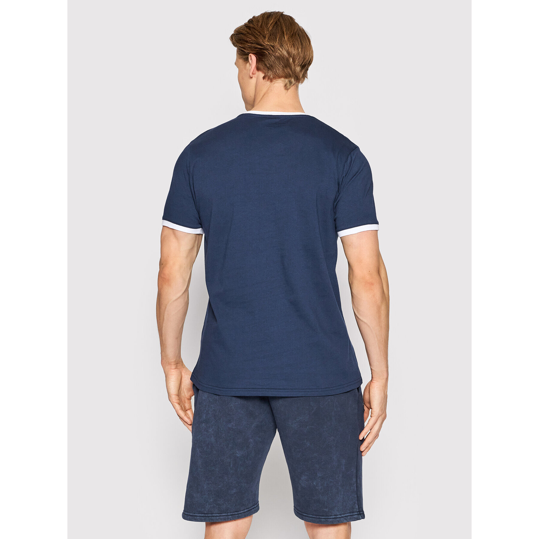 Ellesse Tricou Meduno SHL10164 Bleumarin Regular Fit - Pled.ro