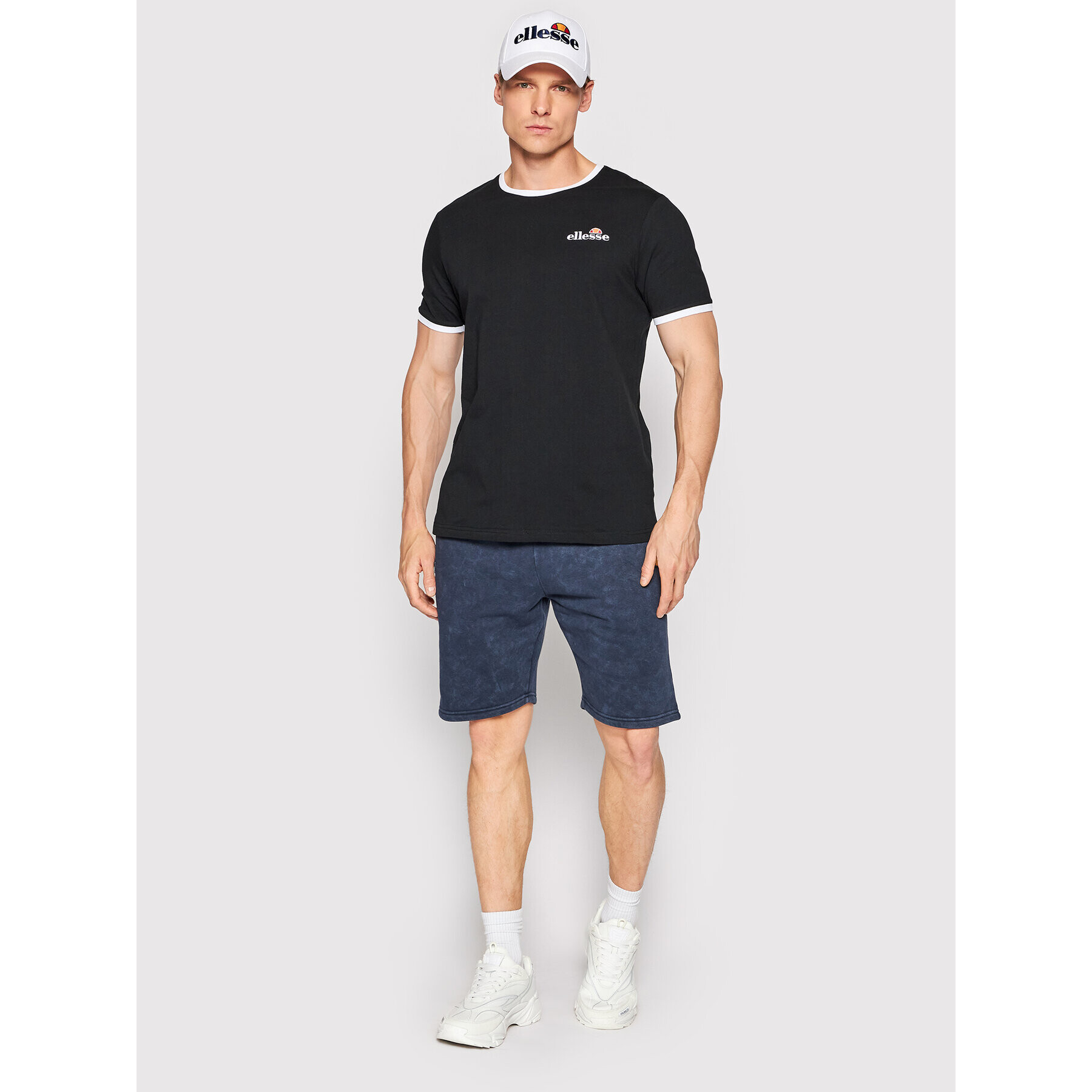 Ellesse Tricou Meduno SHL10164 Negru Regular Fit - Pled.ro