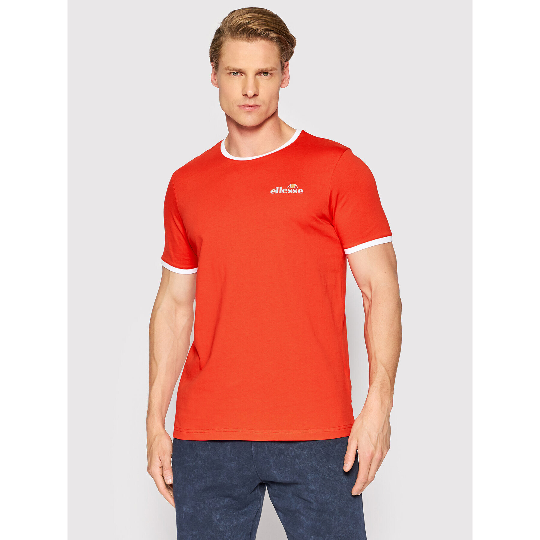 Ellesse Tricou Meduno SHL10164 Roșu Regular Fit - Pled.ro