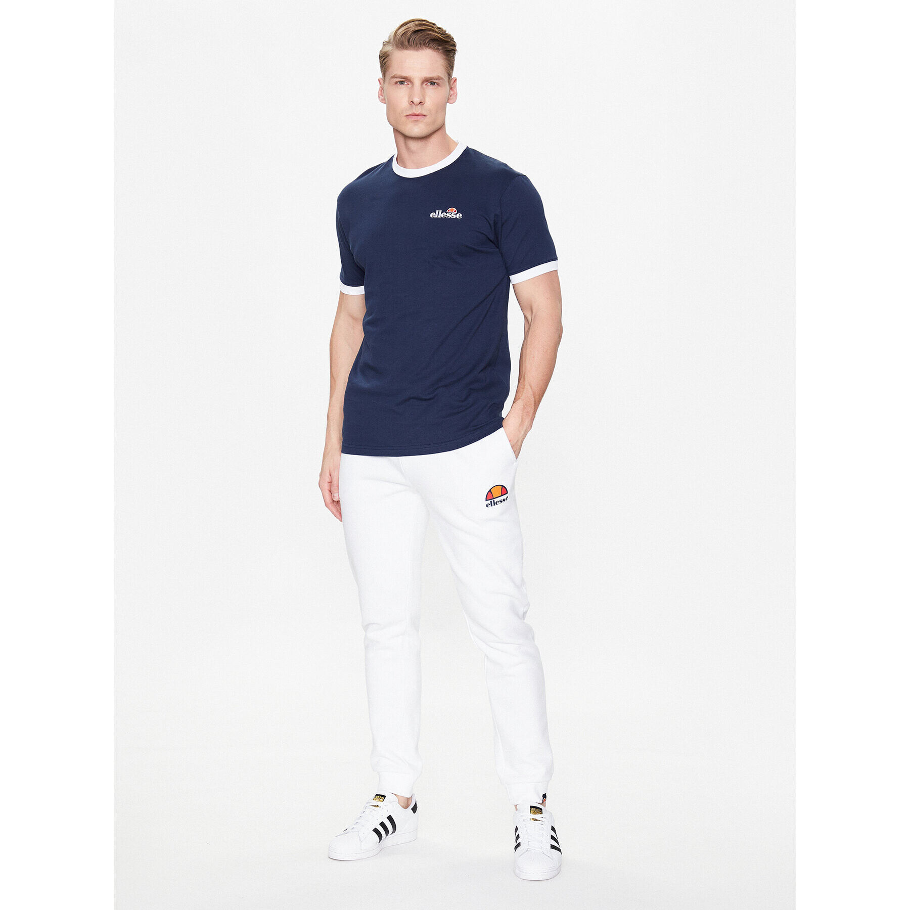 Ellesse Tricou Meduno SHR10164 Bleumarin Regular Fit - Pled.ro