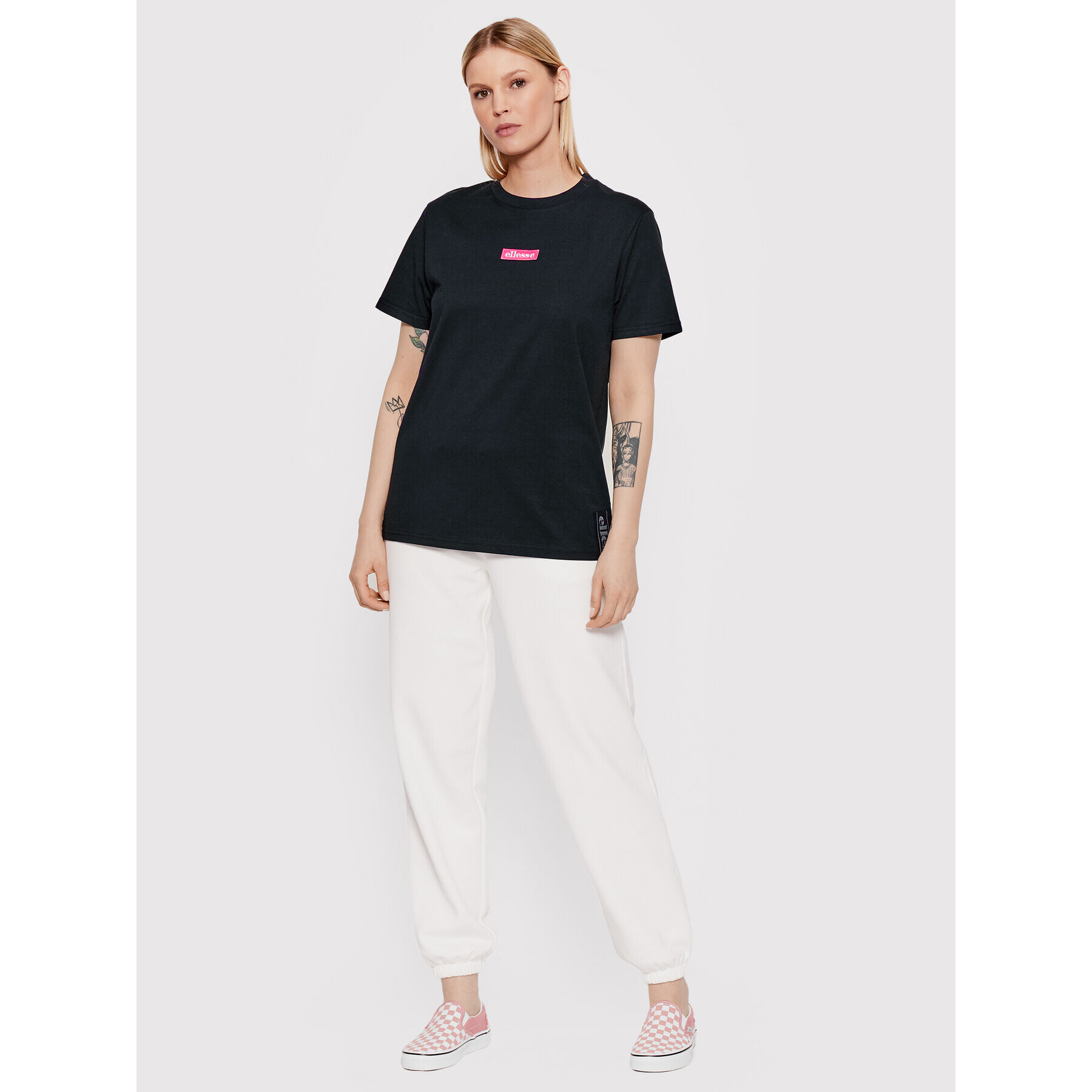 Ellesse Tricou Noco SGM14148 Negru Regular Fit - Pled.ro