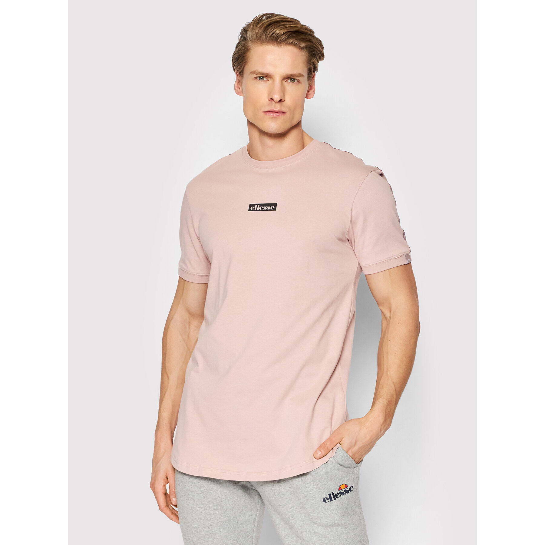 Ellesse Tricou Omini SHM14208 Roz Regular Fit - Pled.ro