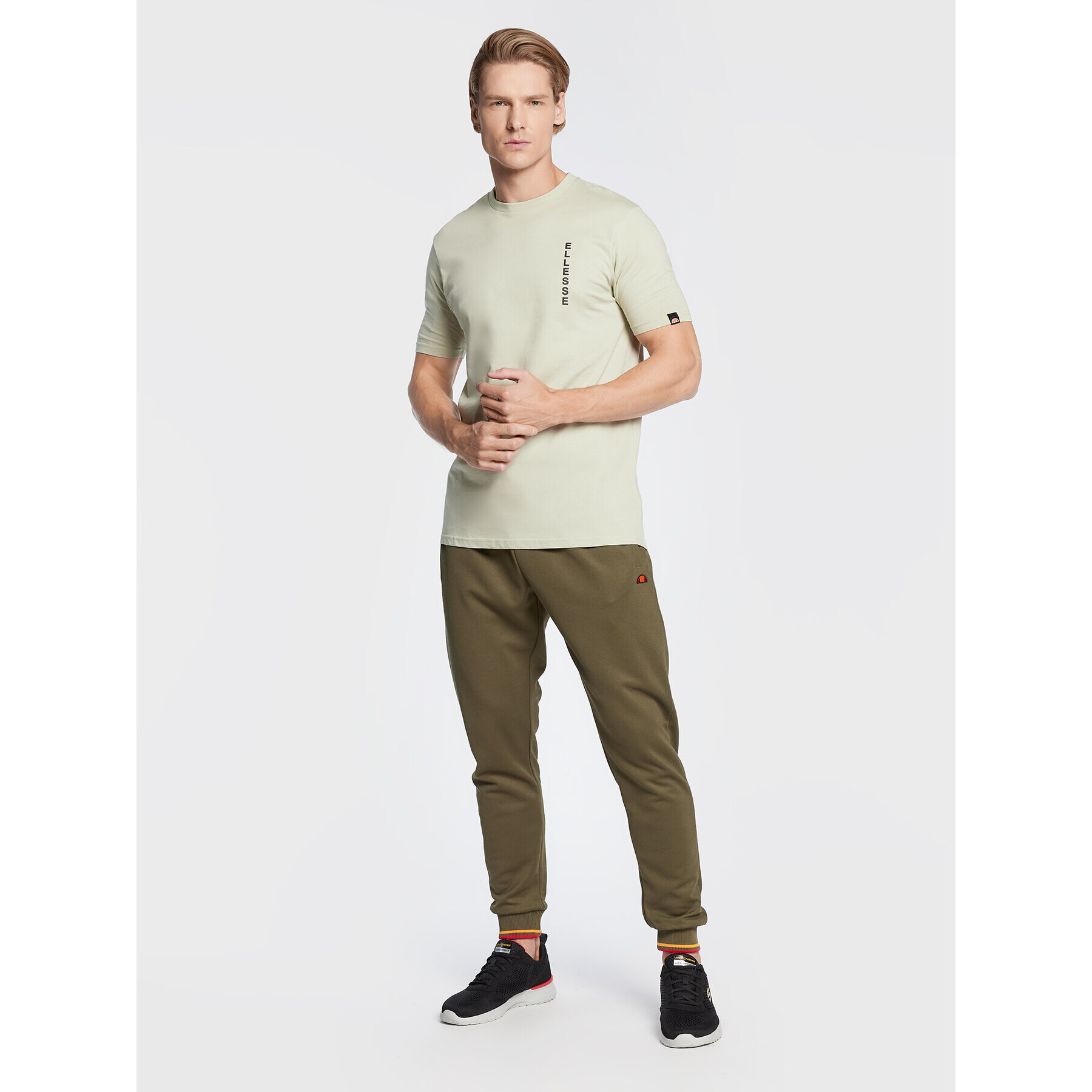 Ellesse Tricou Onesto SHP15895 Verde Regular Fit - Pled.ro