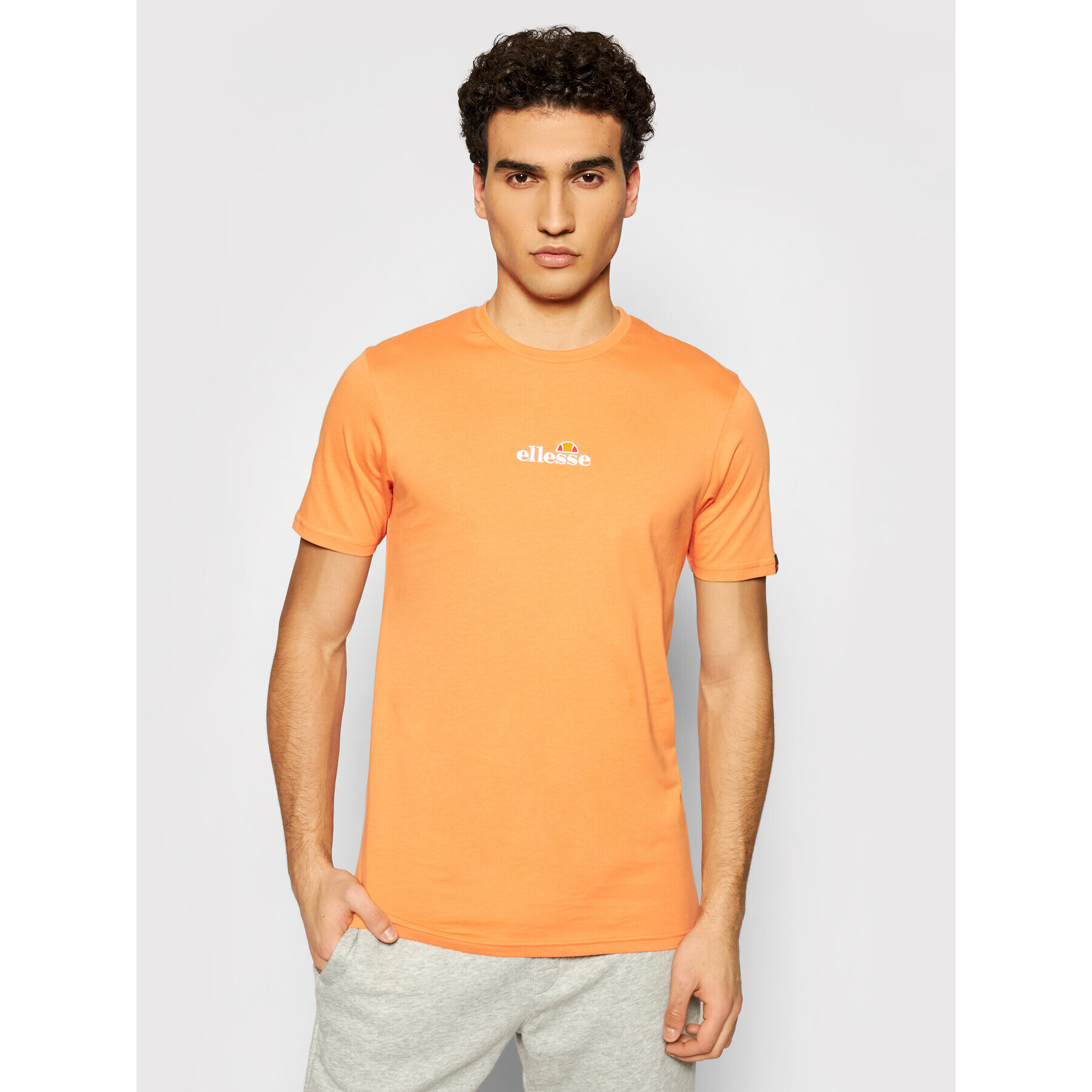 Ellesse Tricou Paderno SHI11529 Portocaliu Regular Fit - Pled.ro