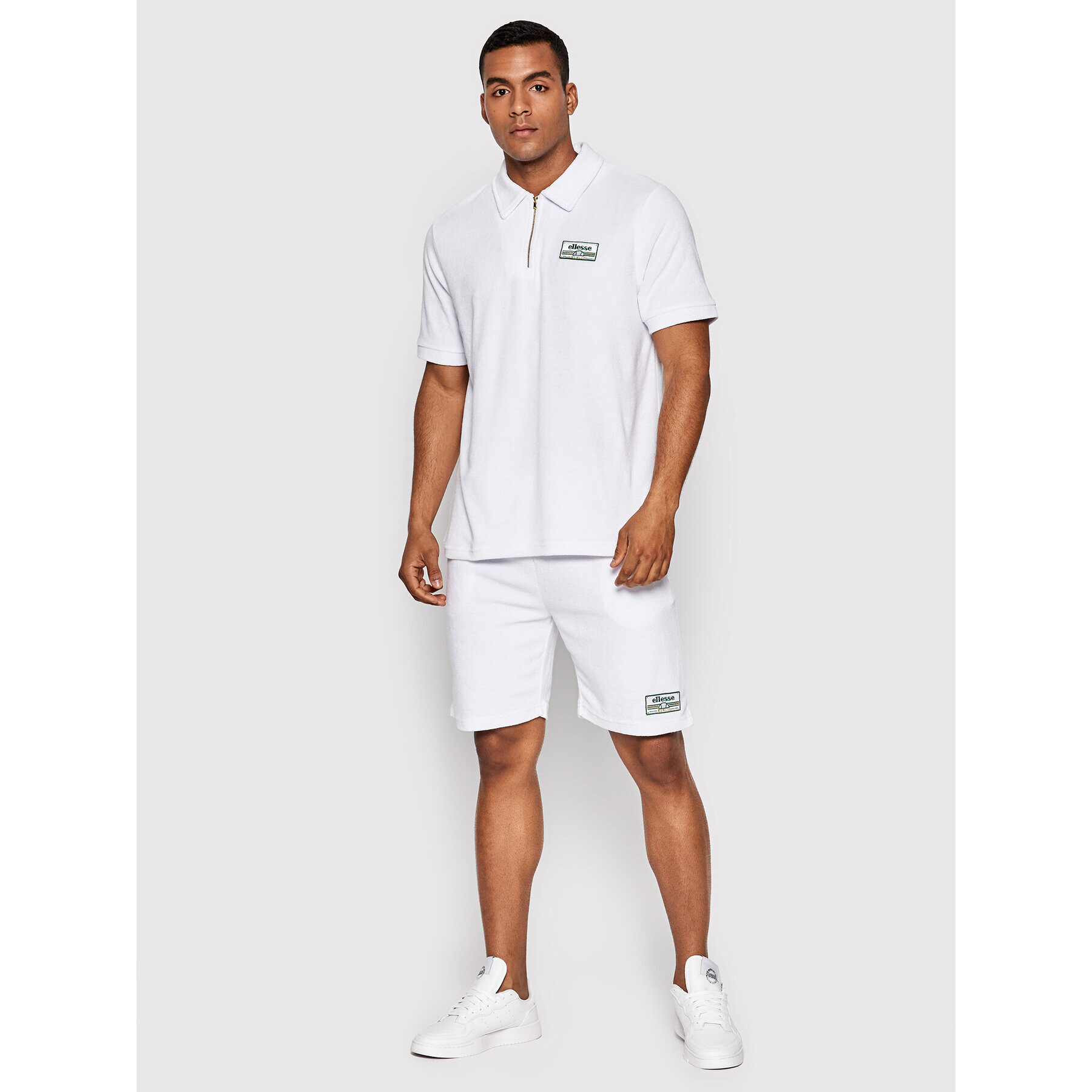 Ellesse Tricou polo Vincitori SHN15008 Alb Regular Fit - Pled.ro