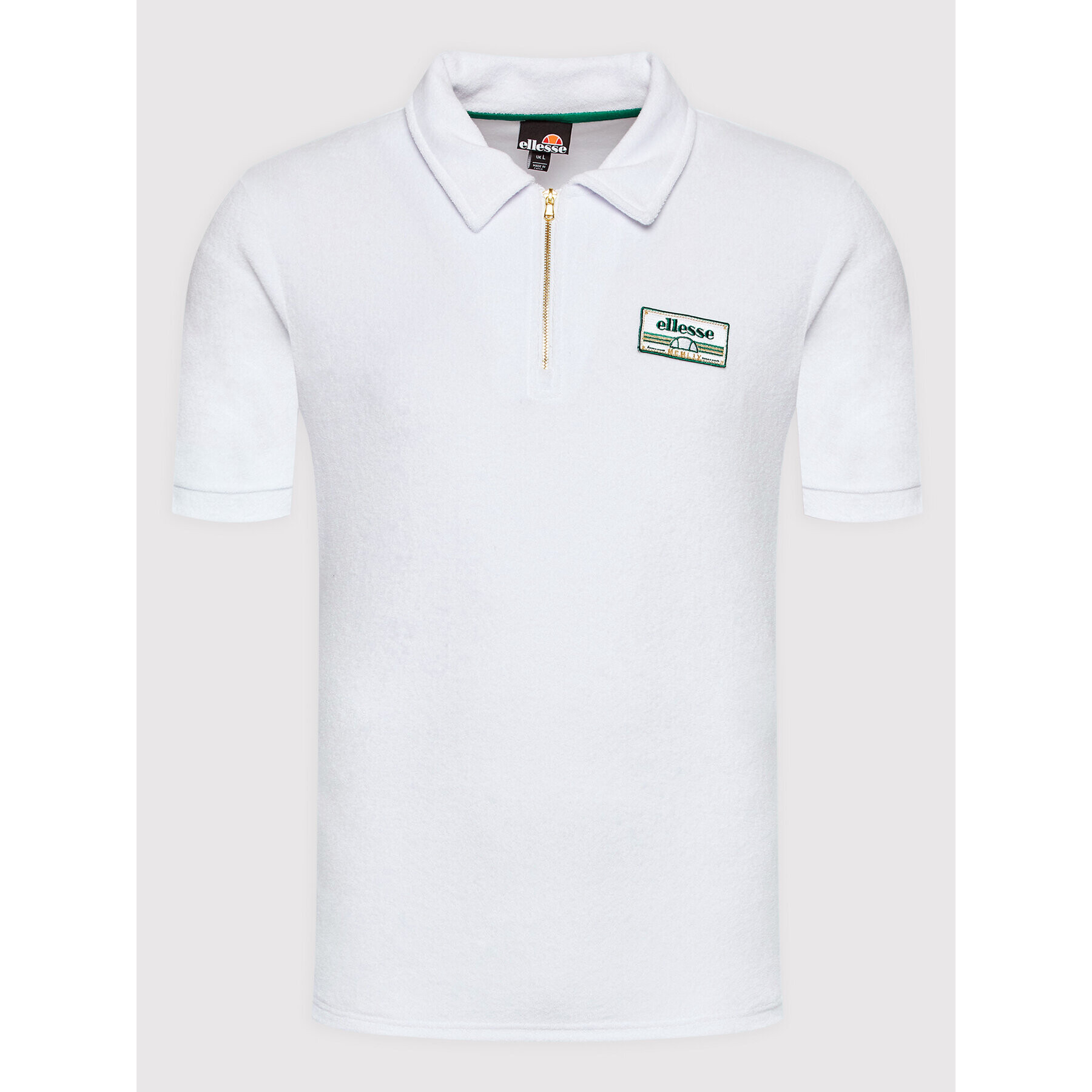 Ellesse Tricou polo Vincitori SHN15008 Alb Regular Fit - Pled.ro