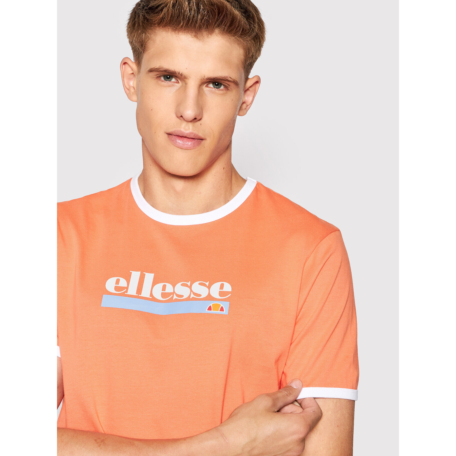 Ellesse Tricou Privalova SHN15256 Portocaliu Regular Fit - Pled.ro