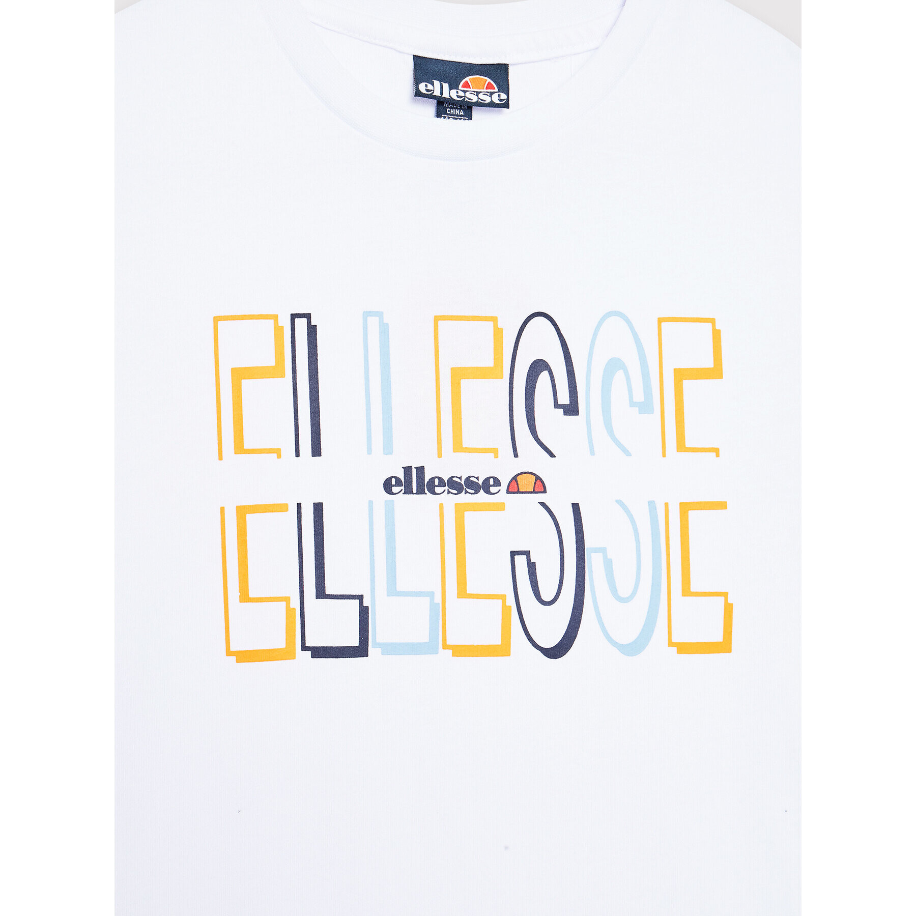 Ellesse Tricou S3N15333 Alb Regular Fit - Pled.ro