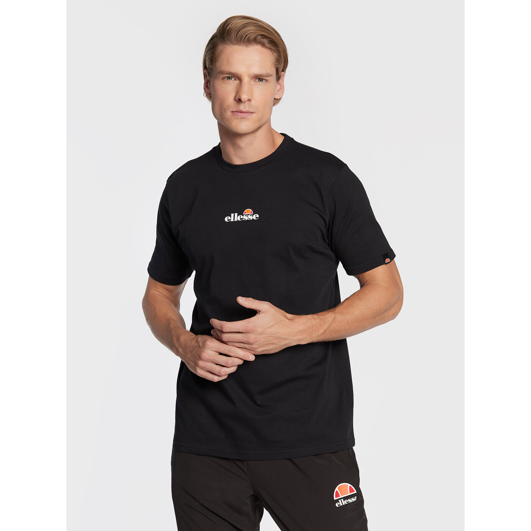 Ellesse Tricou SHP15893011 Negru Regular Fit - Pled.ro