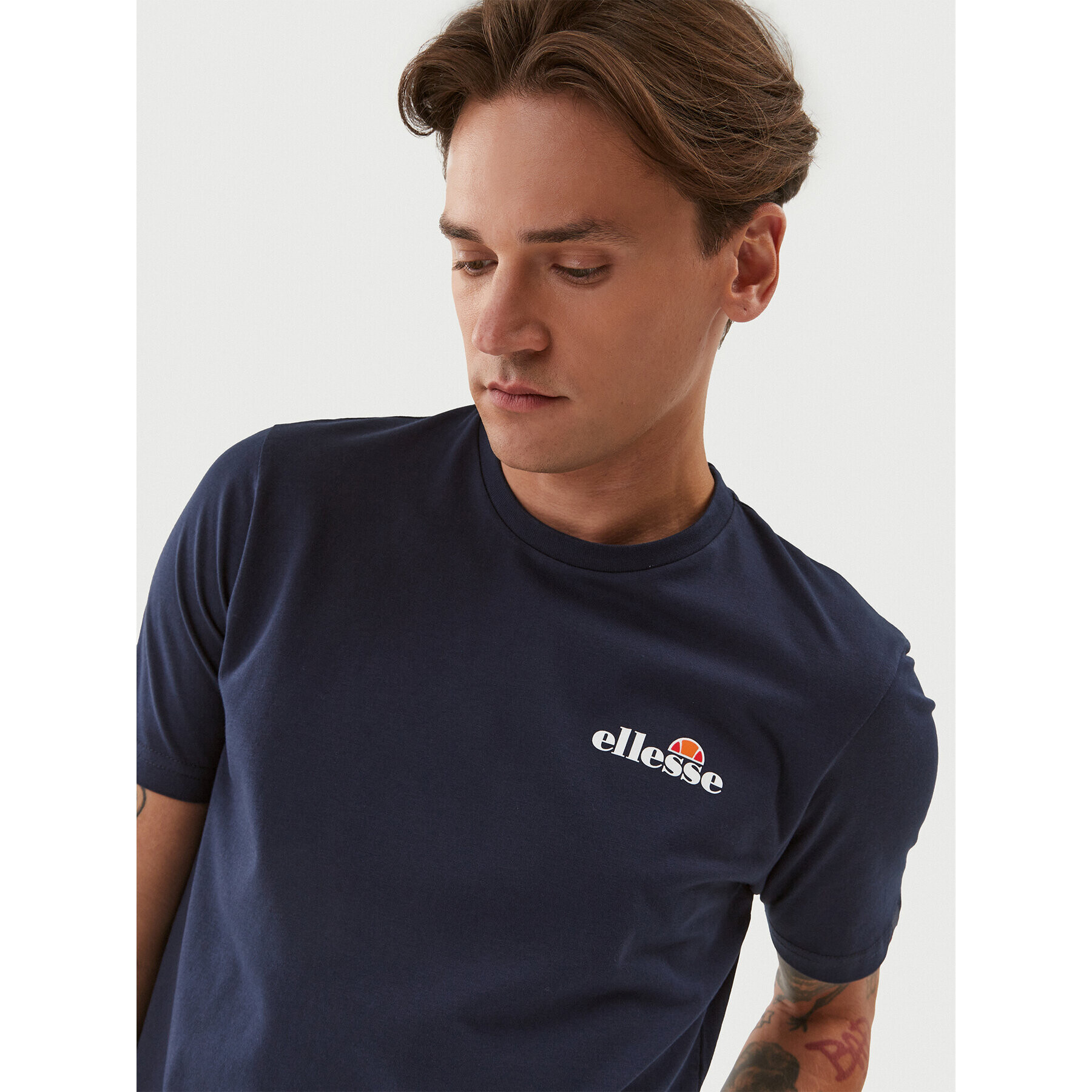 Ellesse Tricou SHQ16807 Bleumarin Regular Fit - Pled.ro