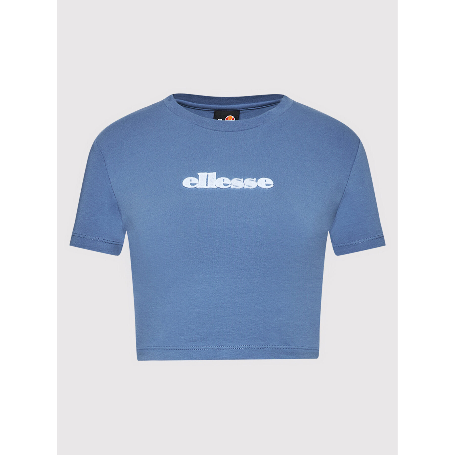 Ellesse Tricou Siderea Crop SGK09623 Albastru Regular Fit - Pled.ro