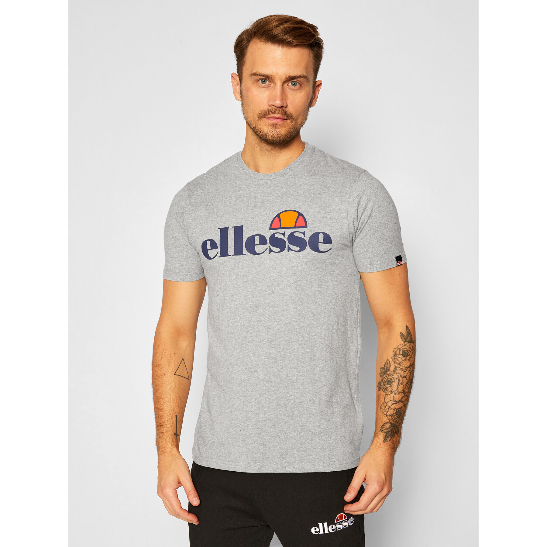 Ellesse Tricou Sl Prado SHC07405 Gri Regular Fit - Pled.ro