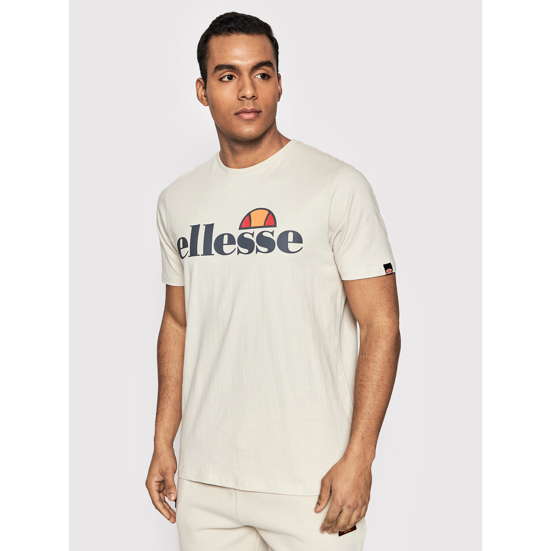 Ellesse Tricou Sl Prado SHM07405 Bej Regular Fit - Pled.ro