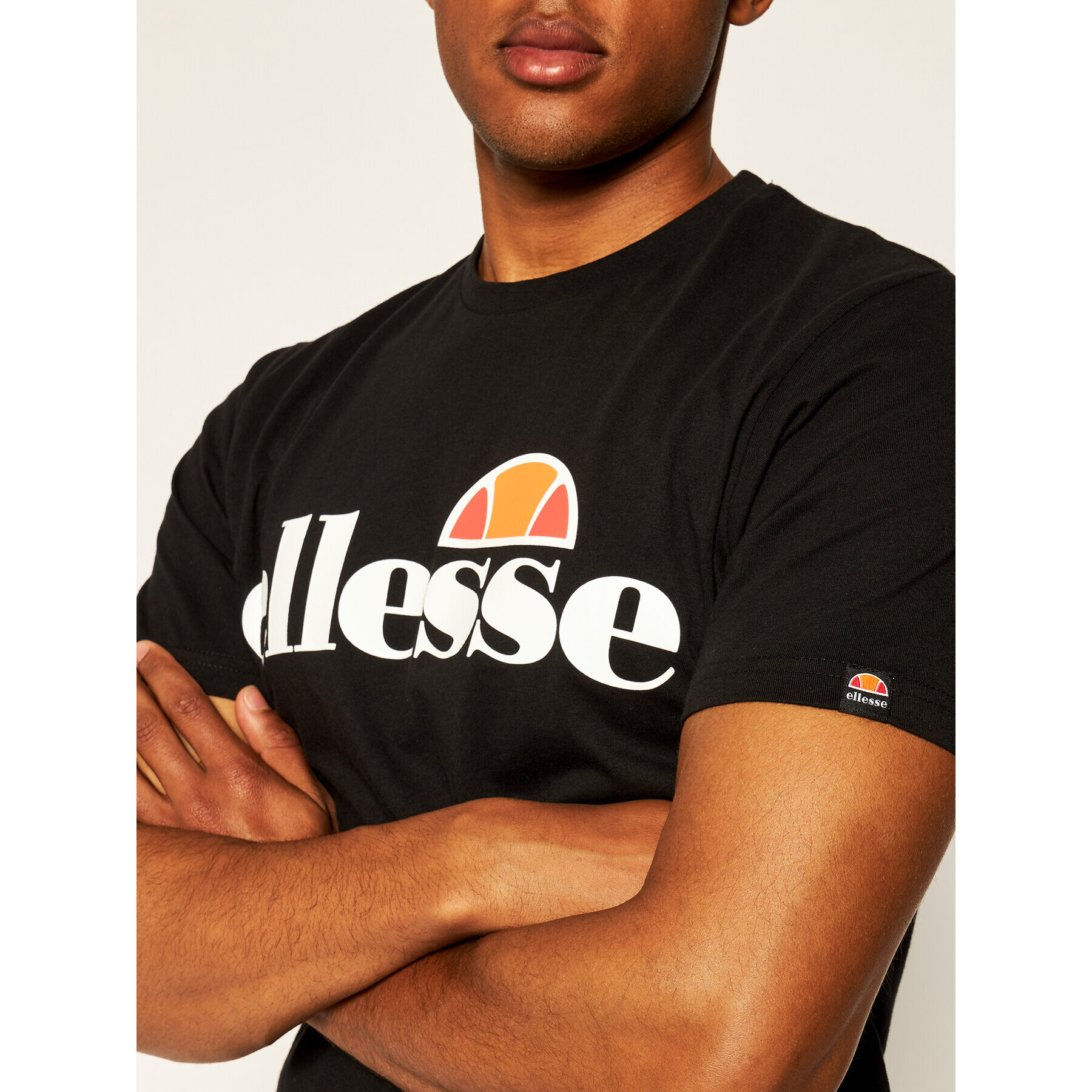 Ellesse Tricou Sl Prado Tee SHC07405 Negru Regular Fit - Pled.ro