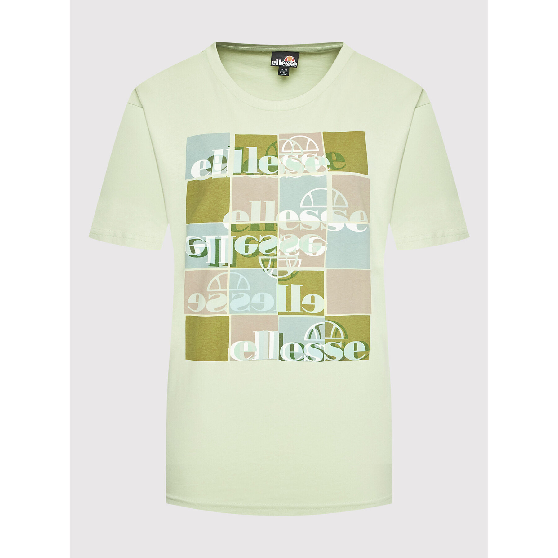 Ellesse Tricou Square SGM14628 Verde Relaxed Fit - Pled.ro