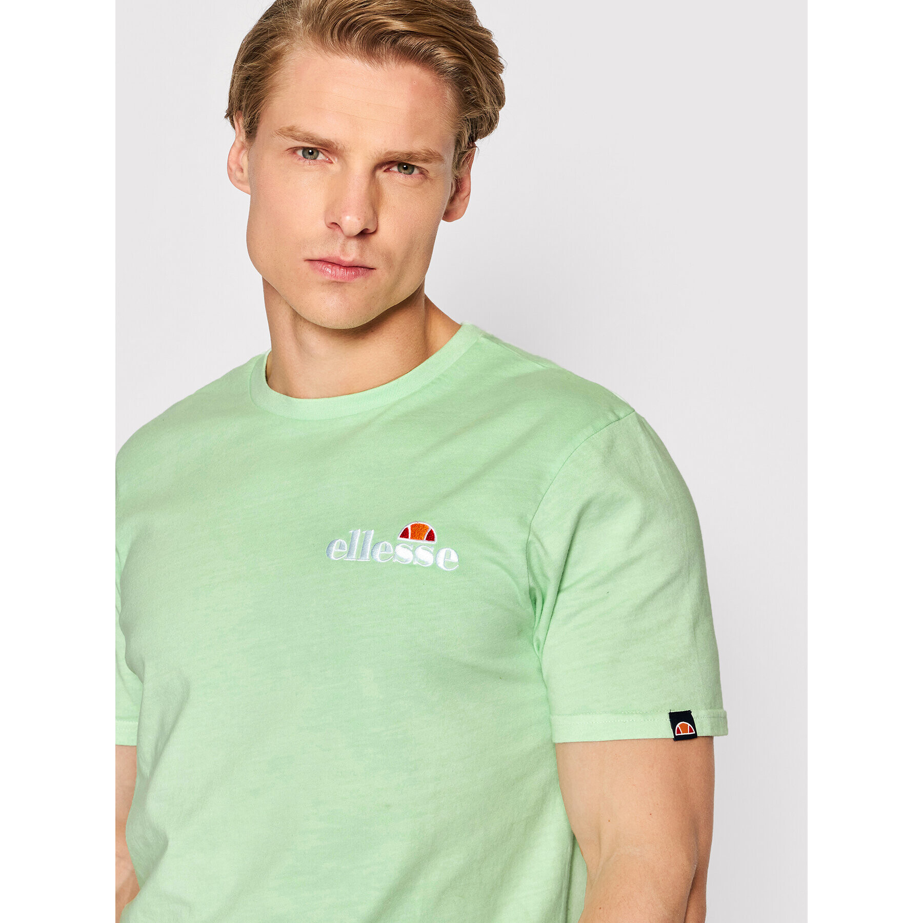 Ellesse Tricou Tacomo SHM13143 Verde Regular Fit - Pled.ro